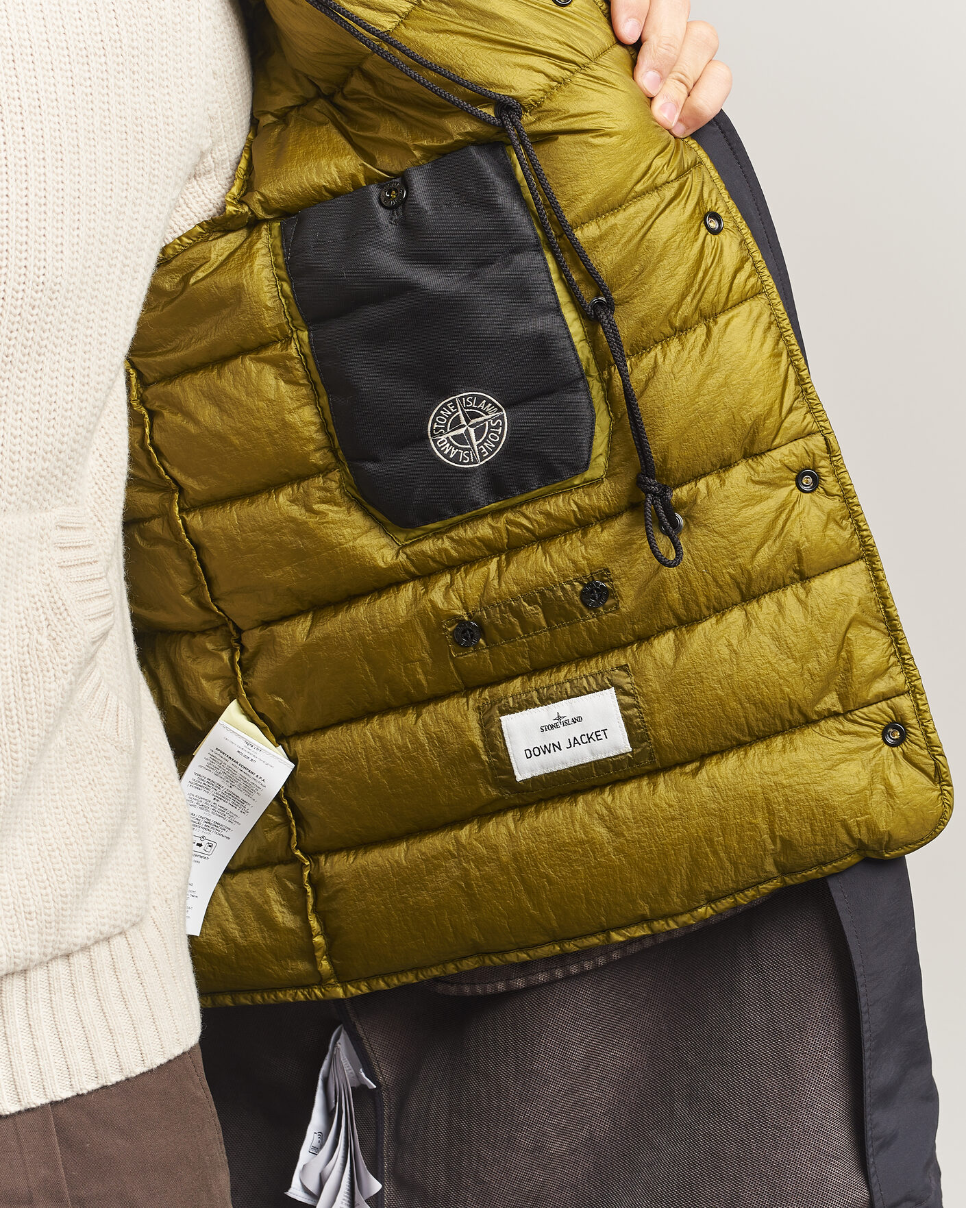 Herr | Jackor | Stone Island | Dense Oxford Nylon TC Fishtail Parka Lead Grey