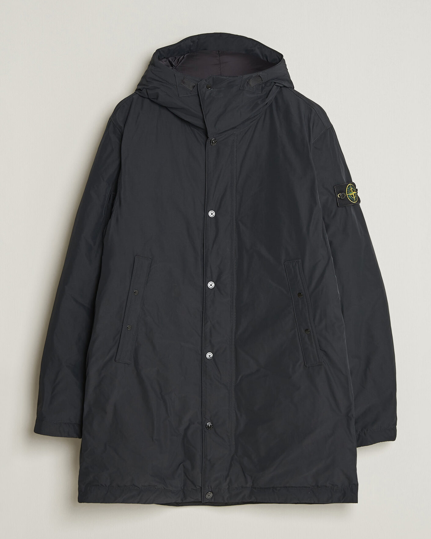 Herr | Jackor | Stone Island | Micro Twill Padded Parka Black