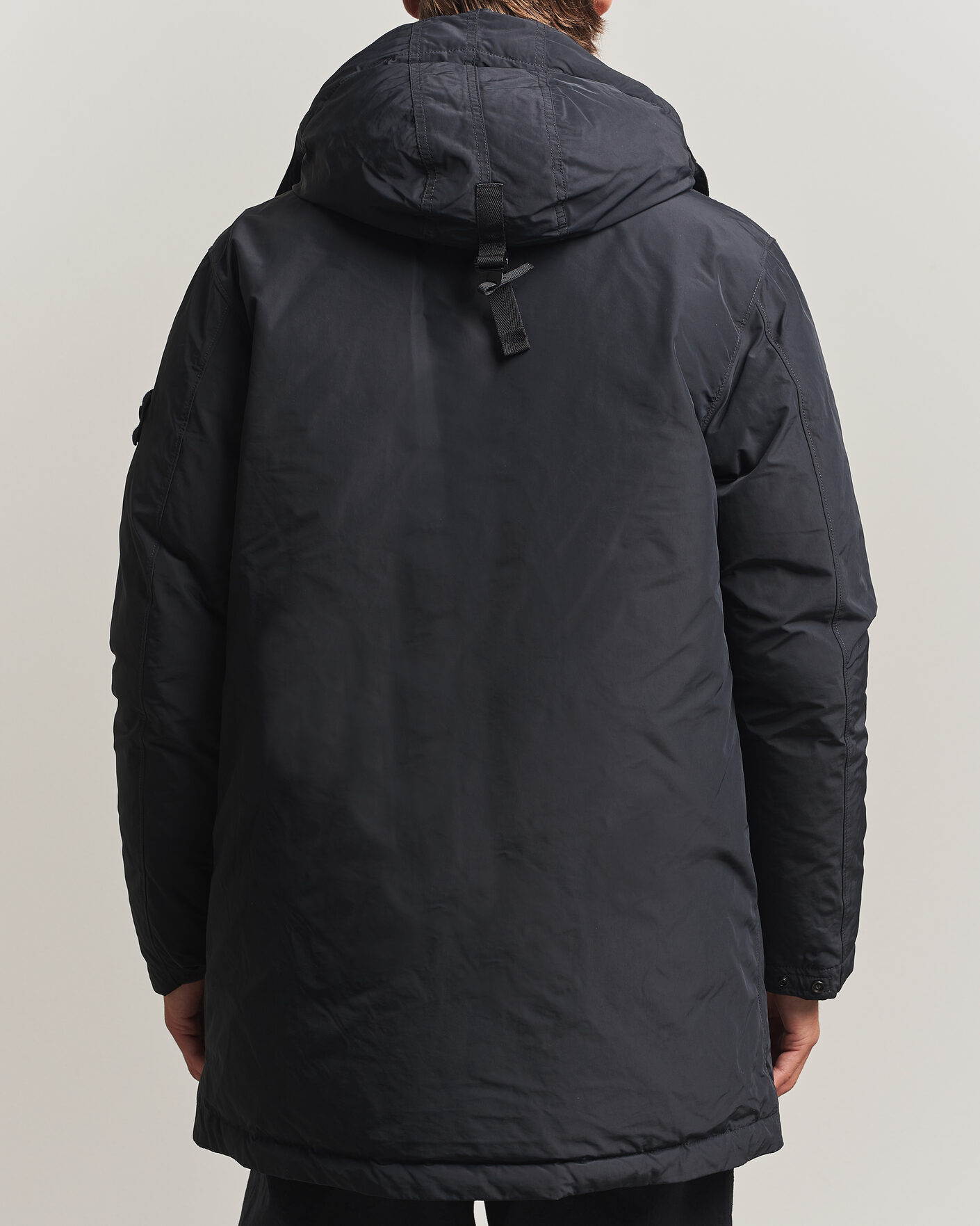 Herr | Jackor | Stone Island | Micro Twill Padded Parka Black