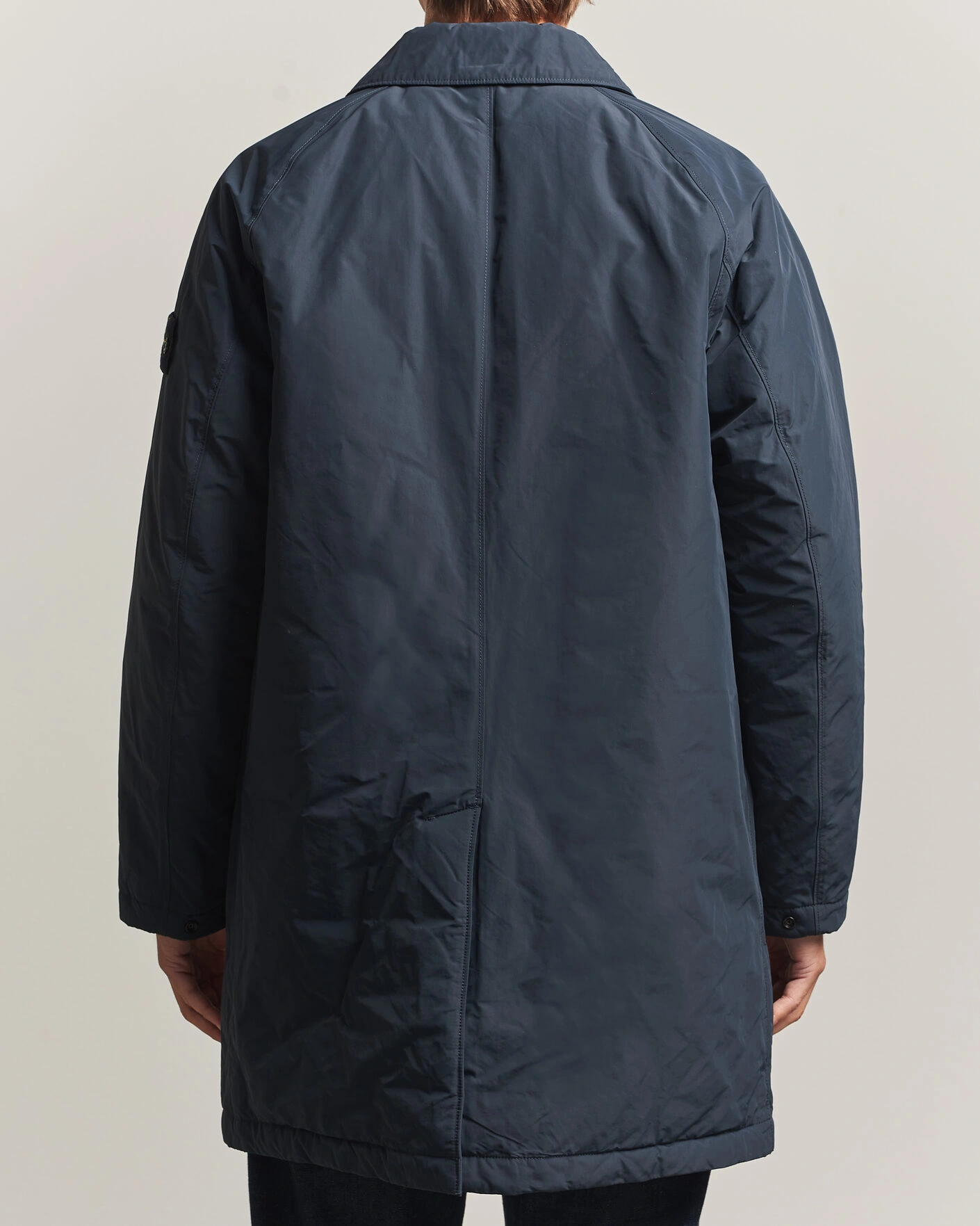 Herr | Jackor | Stone Island | Micro Reps Padded Coat Navy Blue