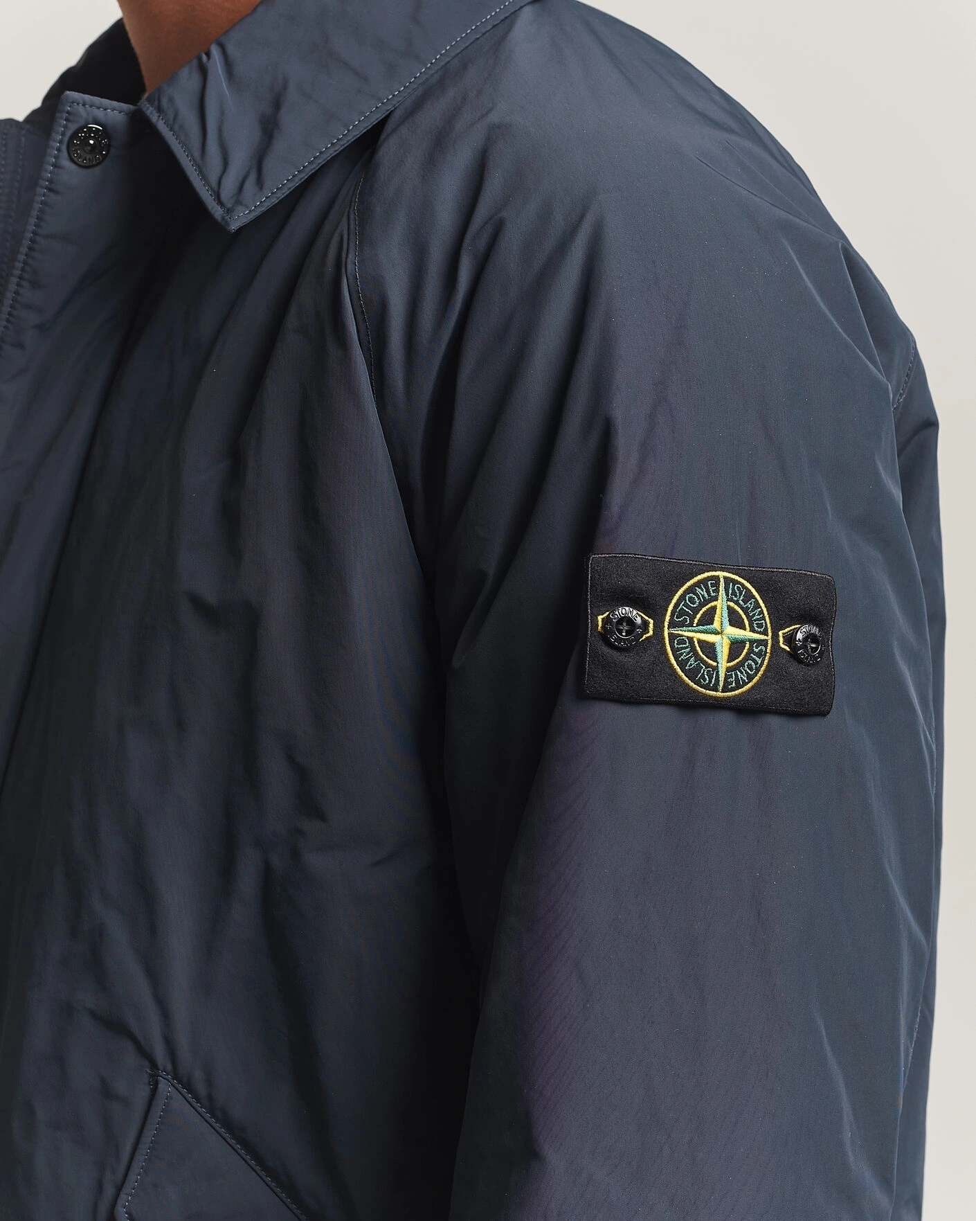 Herr | Jackor | Stone Island | Micro Reps Padded Coat Navy Blue