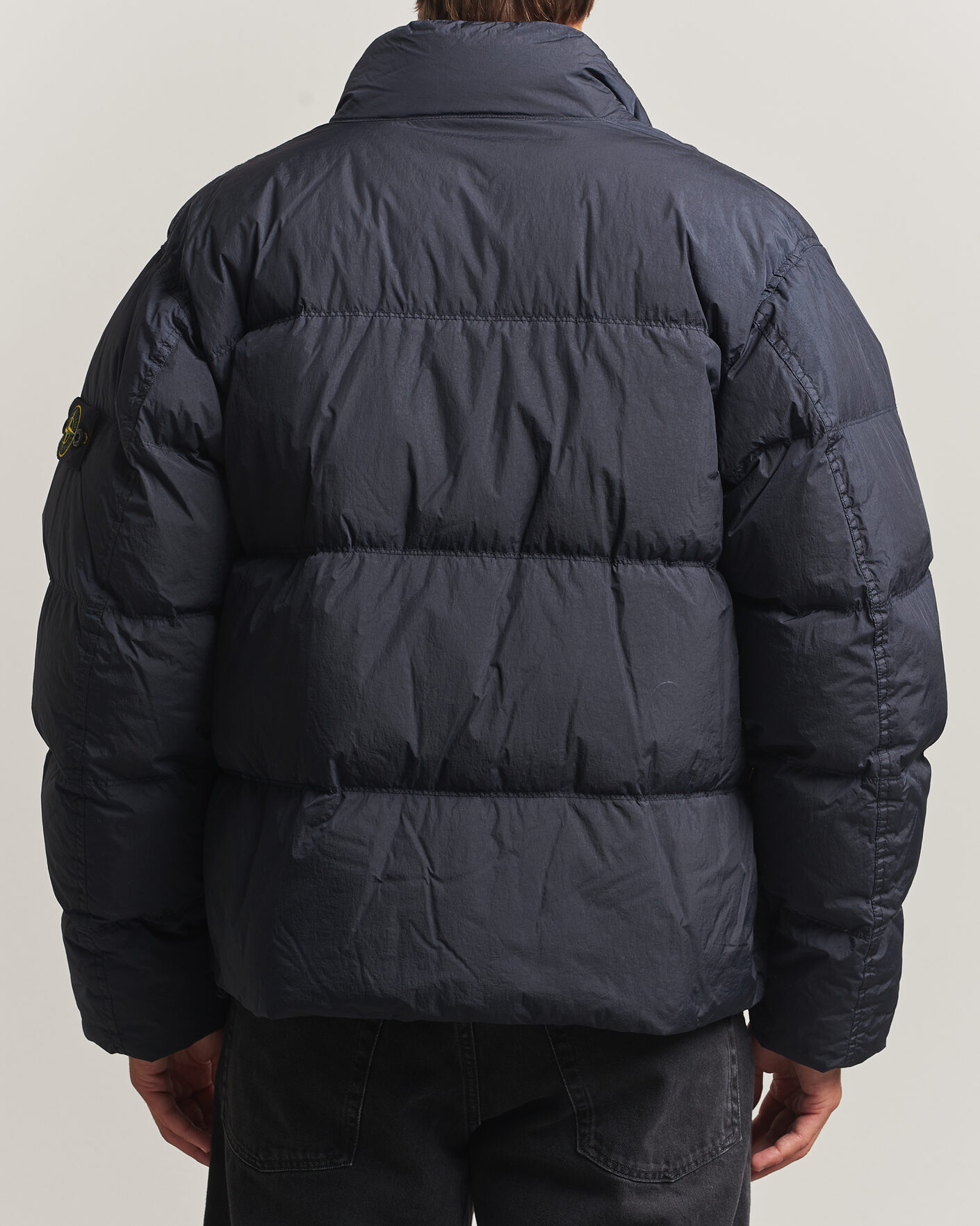 Herr | Jackor | Stone Island | Crinkle Reps Padded Down Jacket Navy Blue