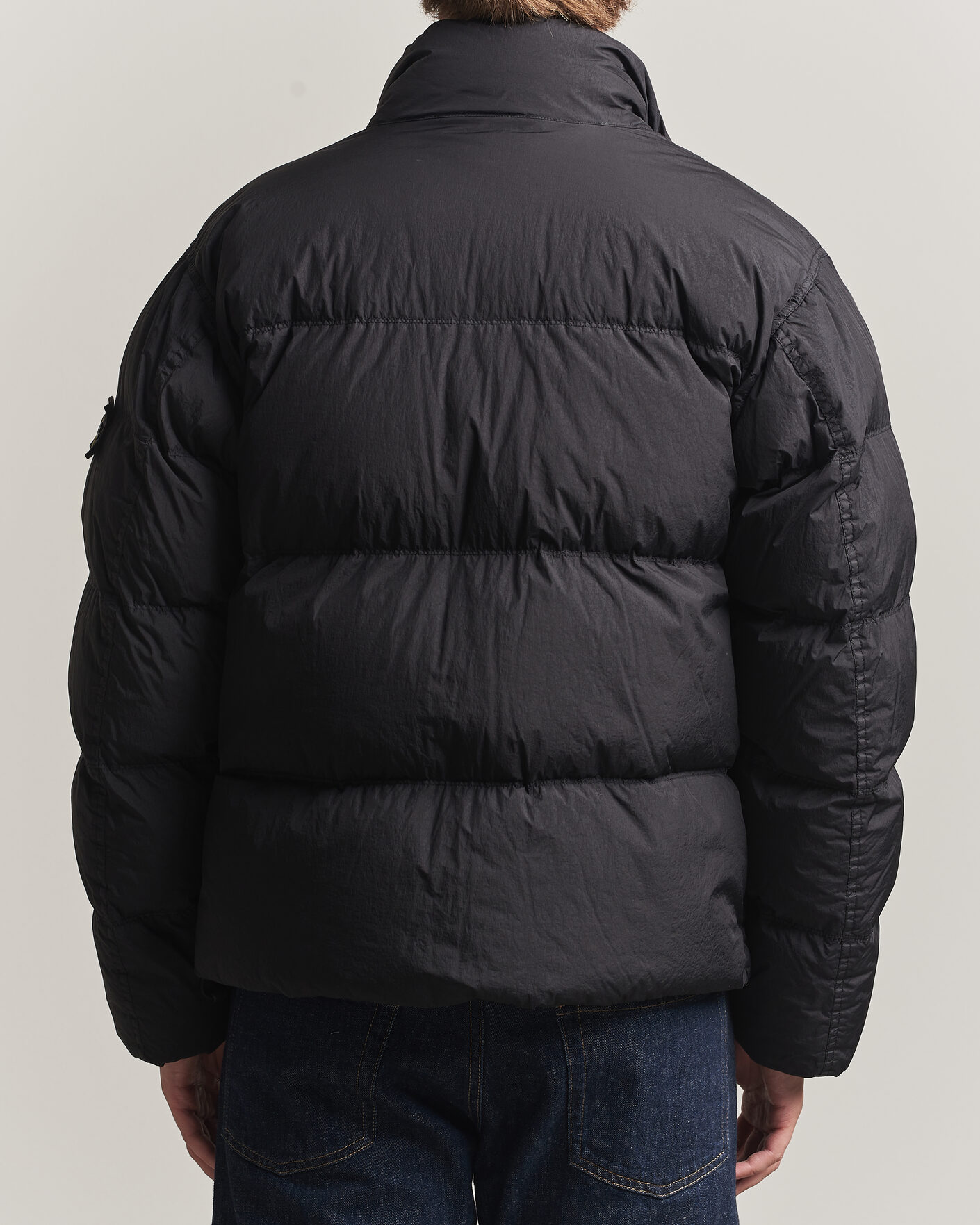 Herr | Jackor | Stone Island | Crinkle Reps Padded Down Jacket Black