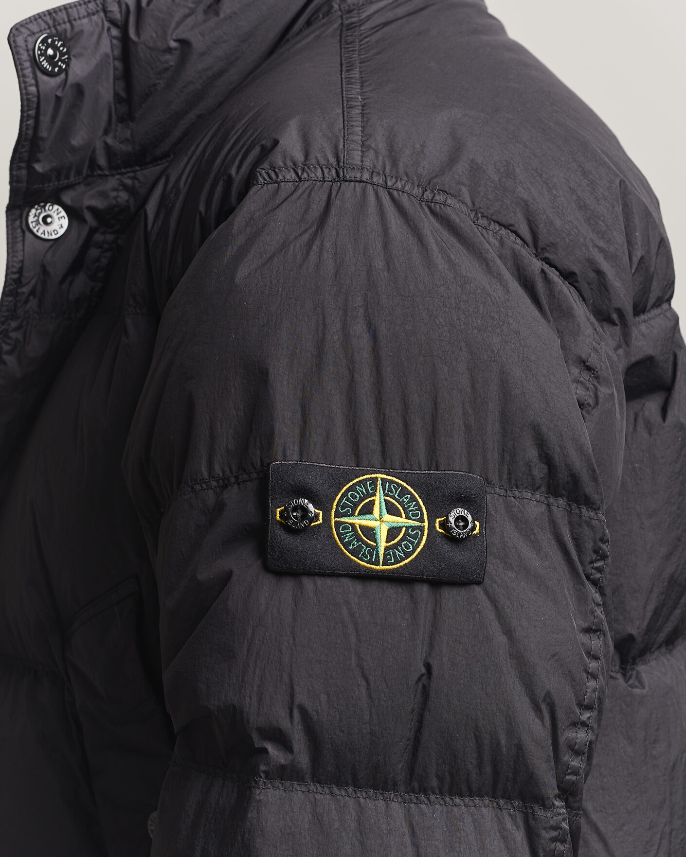 Herr | Jackor | Stone Island | Crinkle Reps Padded Down Jacket Black