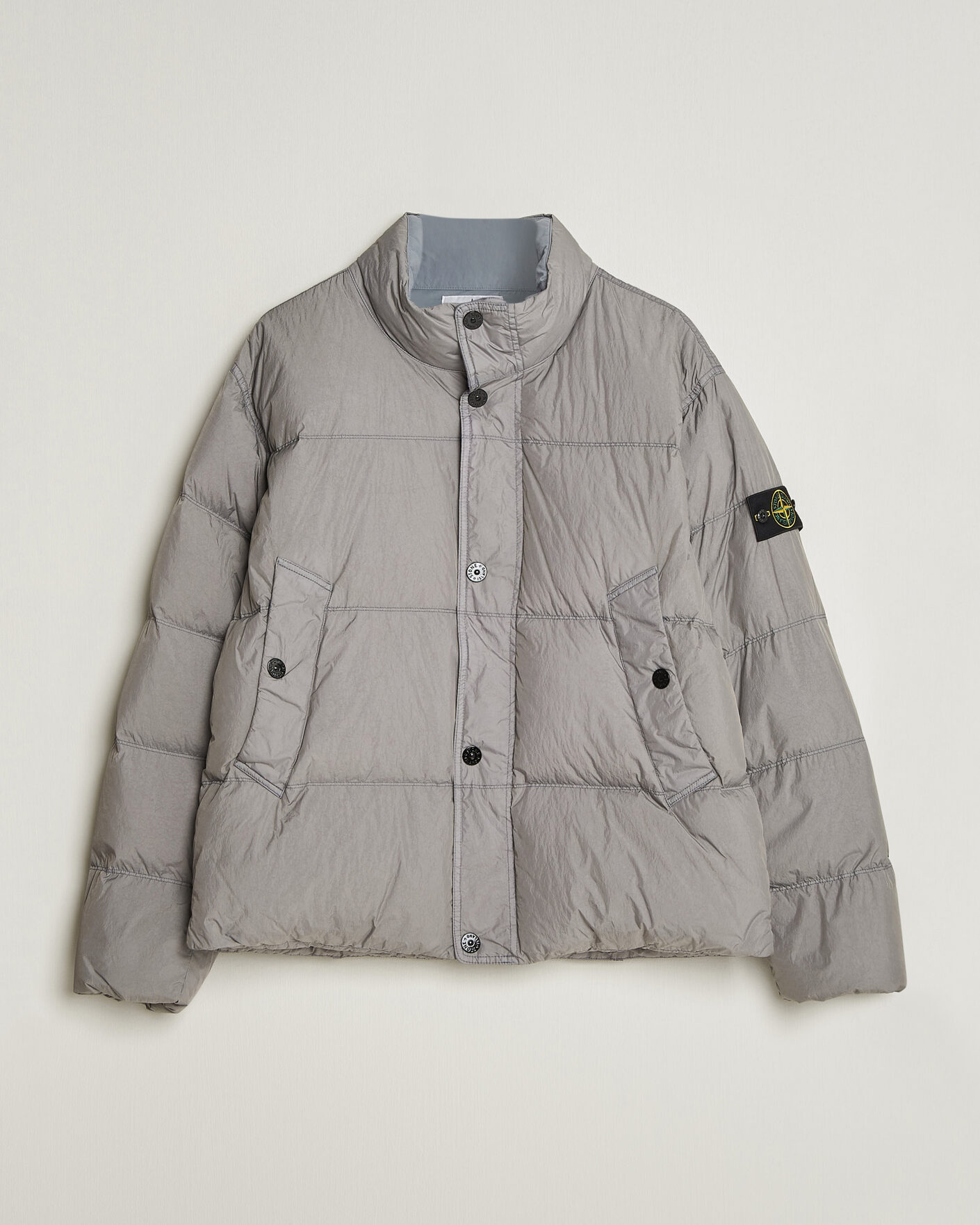 Herr | Jackor | Stone Island | Crinkle Reps Padded Down Jacket Grey