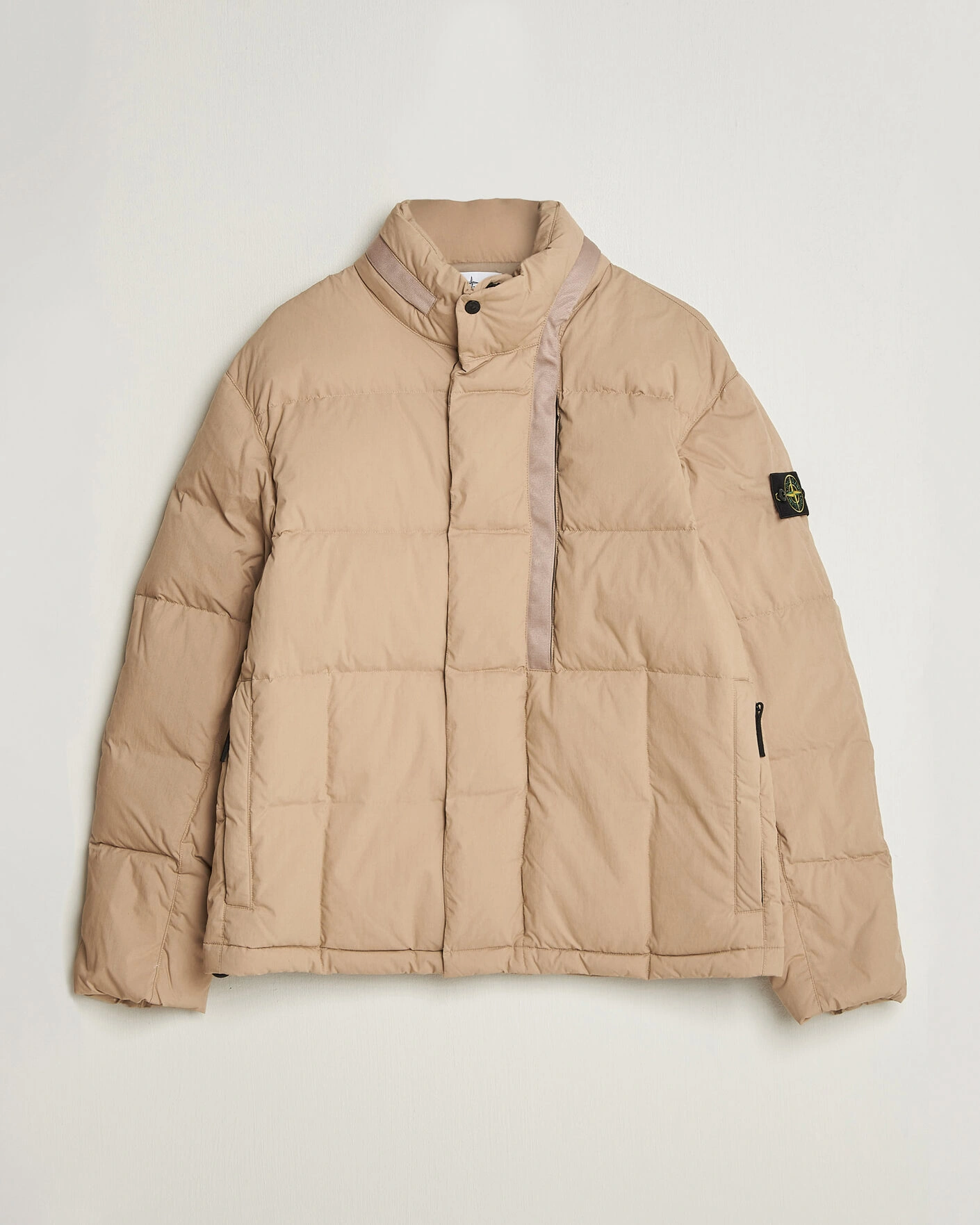 Herr | Jackor | Stone Island | Cotton/Nylon Padded Down Jacket Biscuit