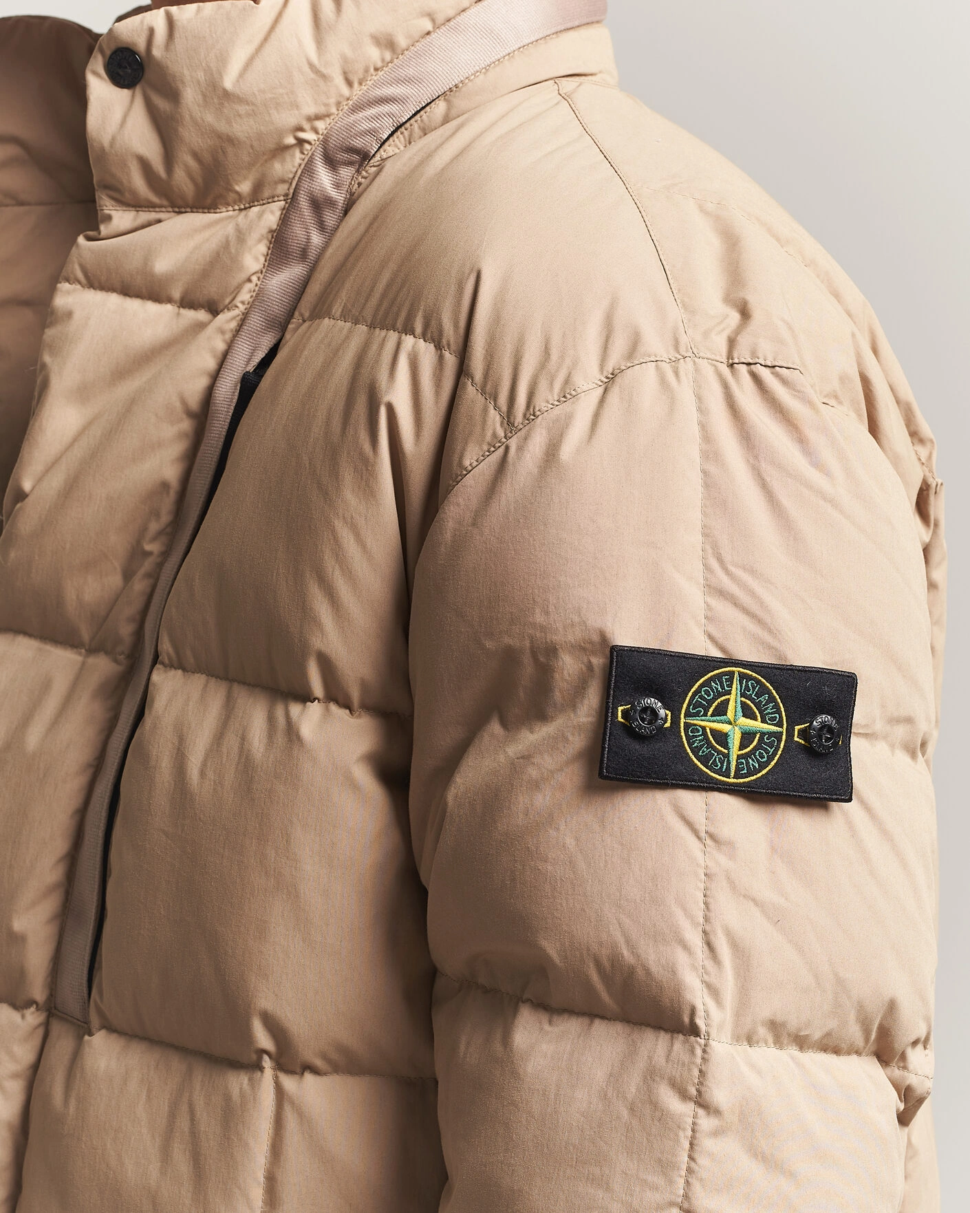 Herr | Jackor | Stone Island | Cotton/Nylon Padded Down Jacket Biscuit
