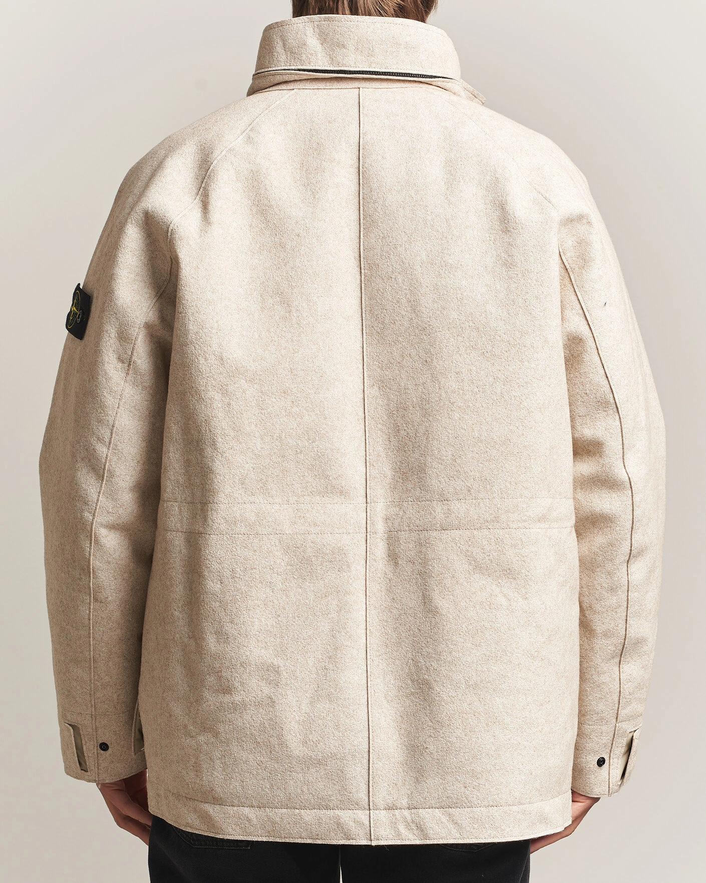 Herr | Jackor | Stone Island | Panno Coagulato Coat Biscuit