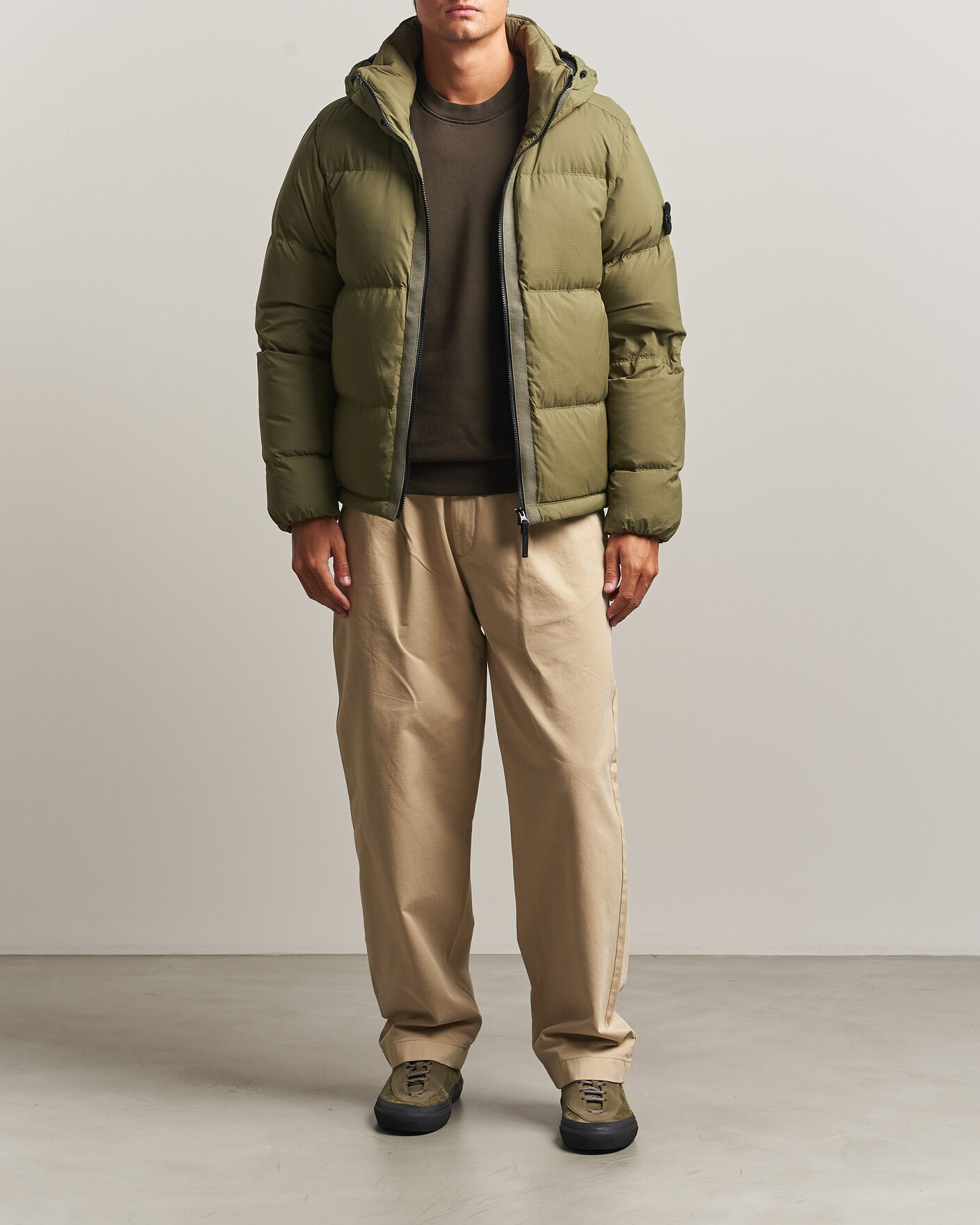 Herr | Jackor | Stone Island | Matt Ripstop Cordura Down Jacket Green