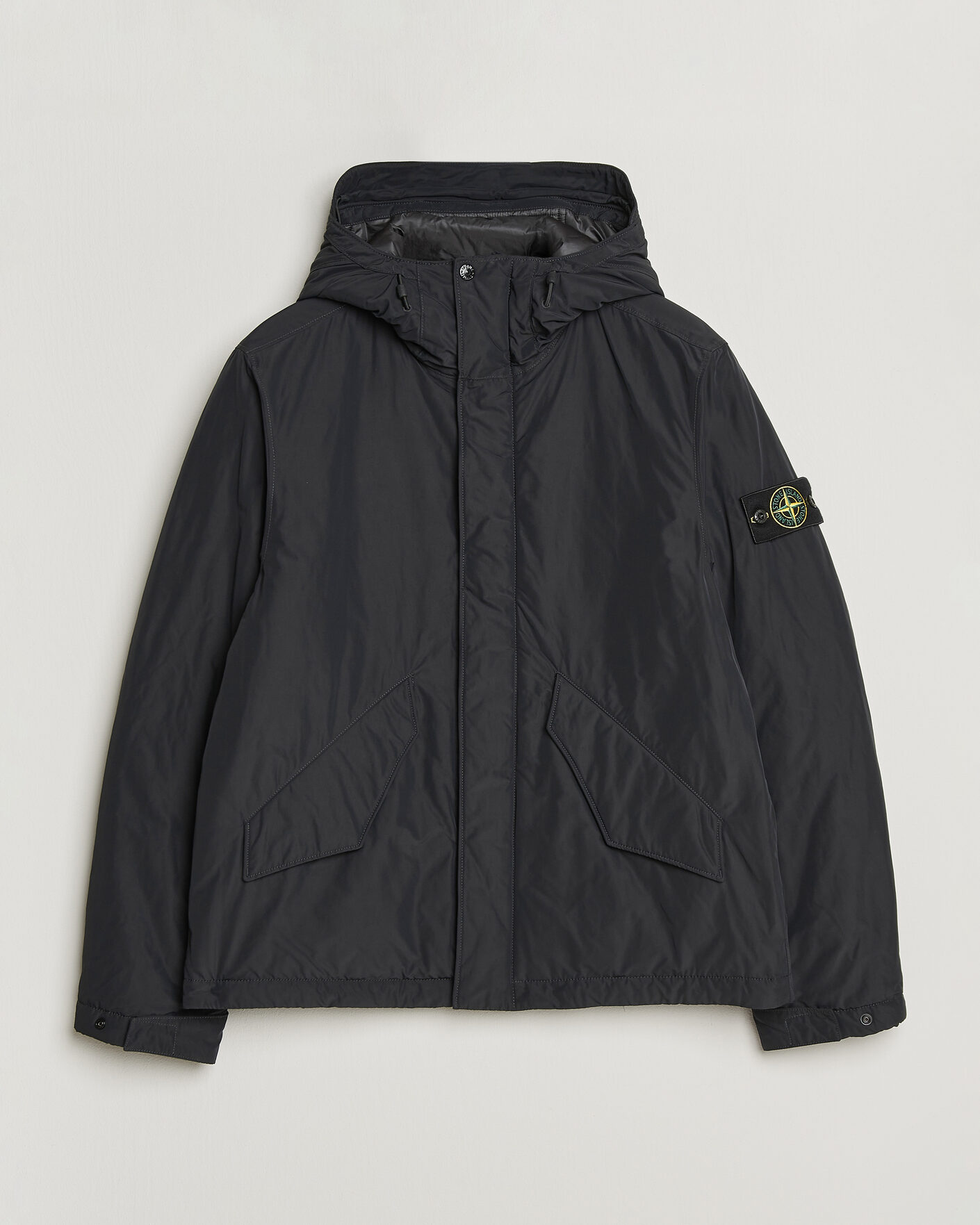 Herr | Jackor | Stone Island | Micro Twill Hood Jacket Black