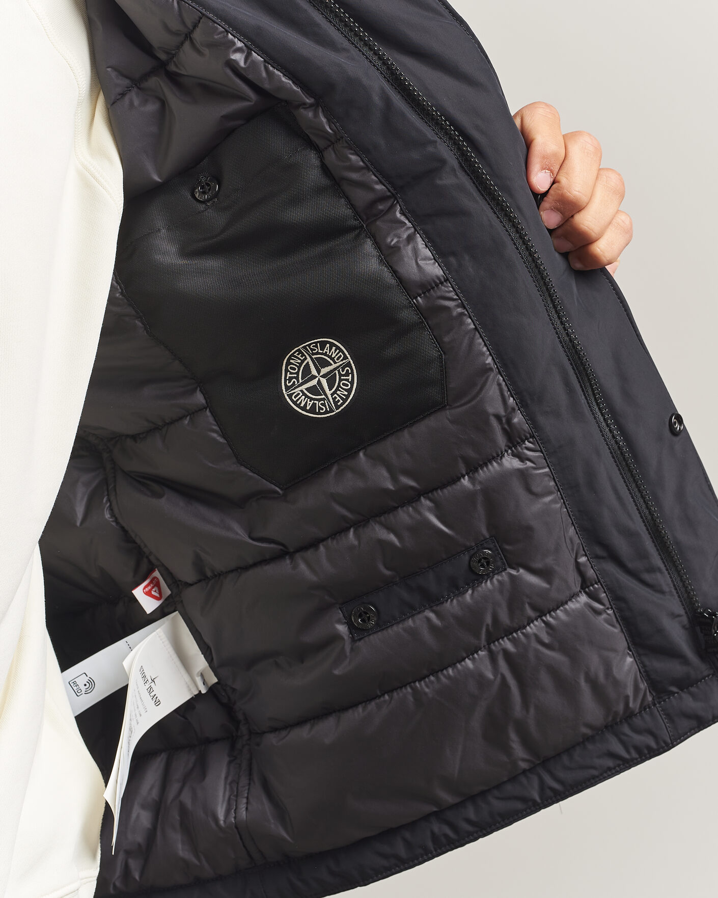 Herr | Jackor | Stone Island | Micro Twill Hood Jacket Black