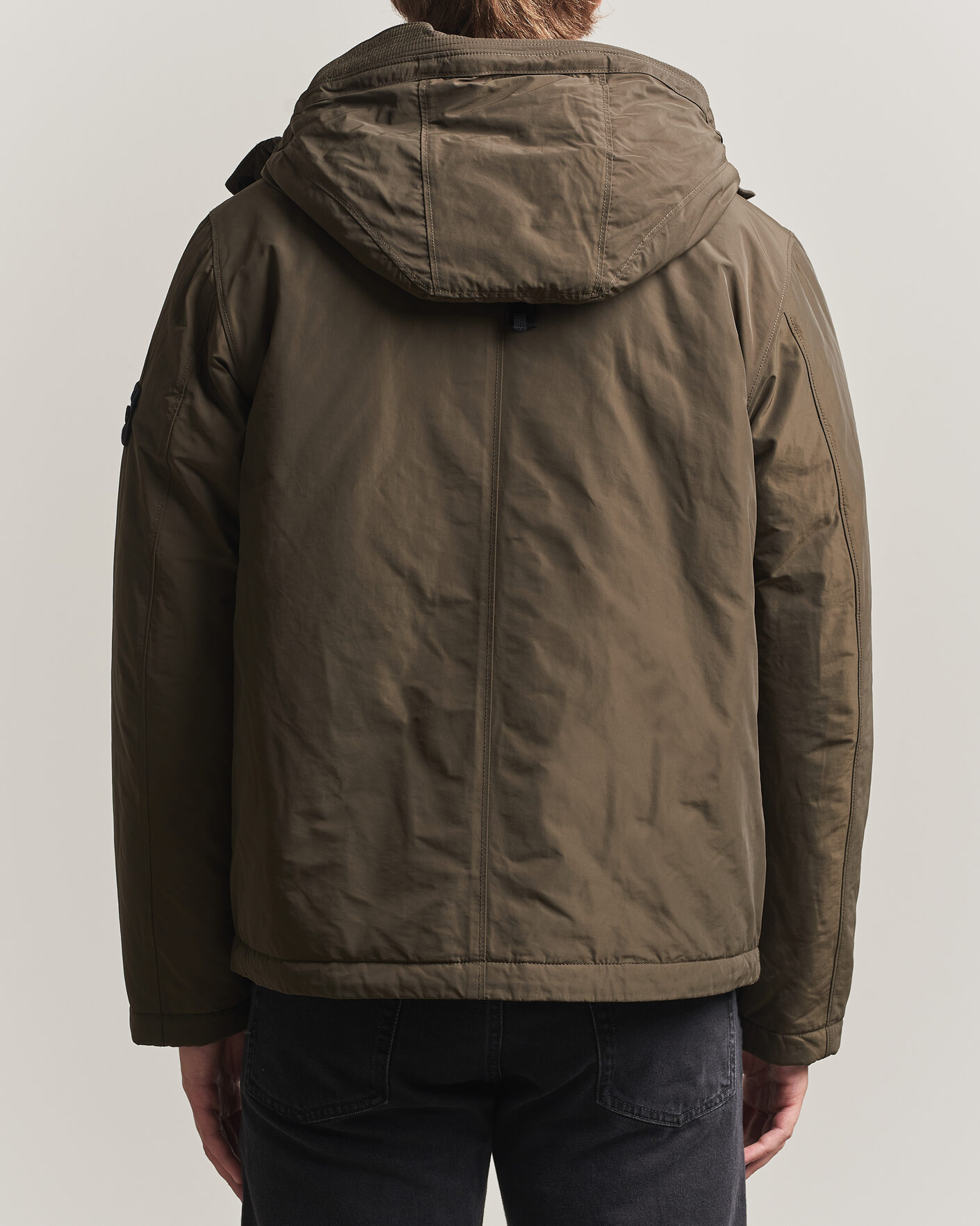 Herr | Jackor | Stone Island | Micro Twill Hood Jacket Coal Grey