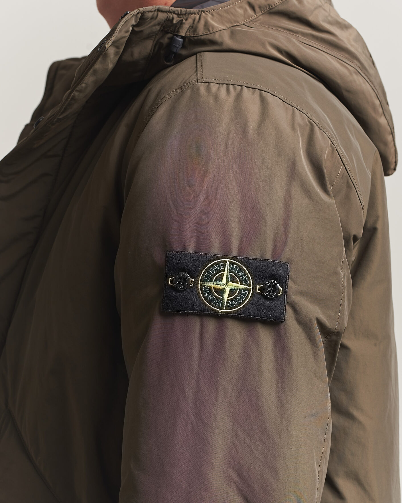 Herr | Jackor | Stone Island | Micro Twill Hood Jacket Coal Grey