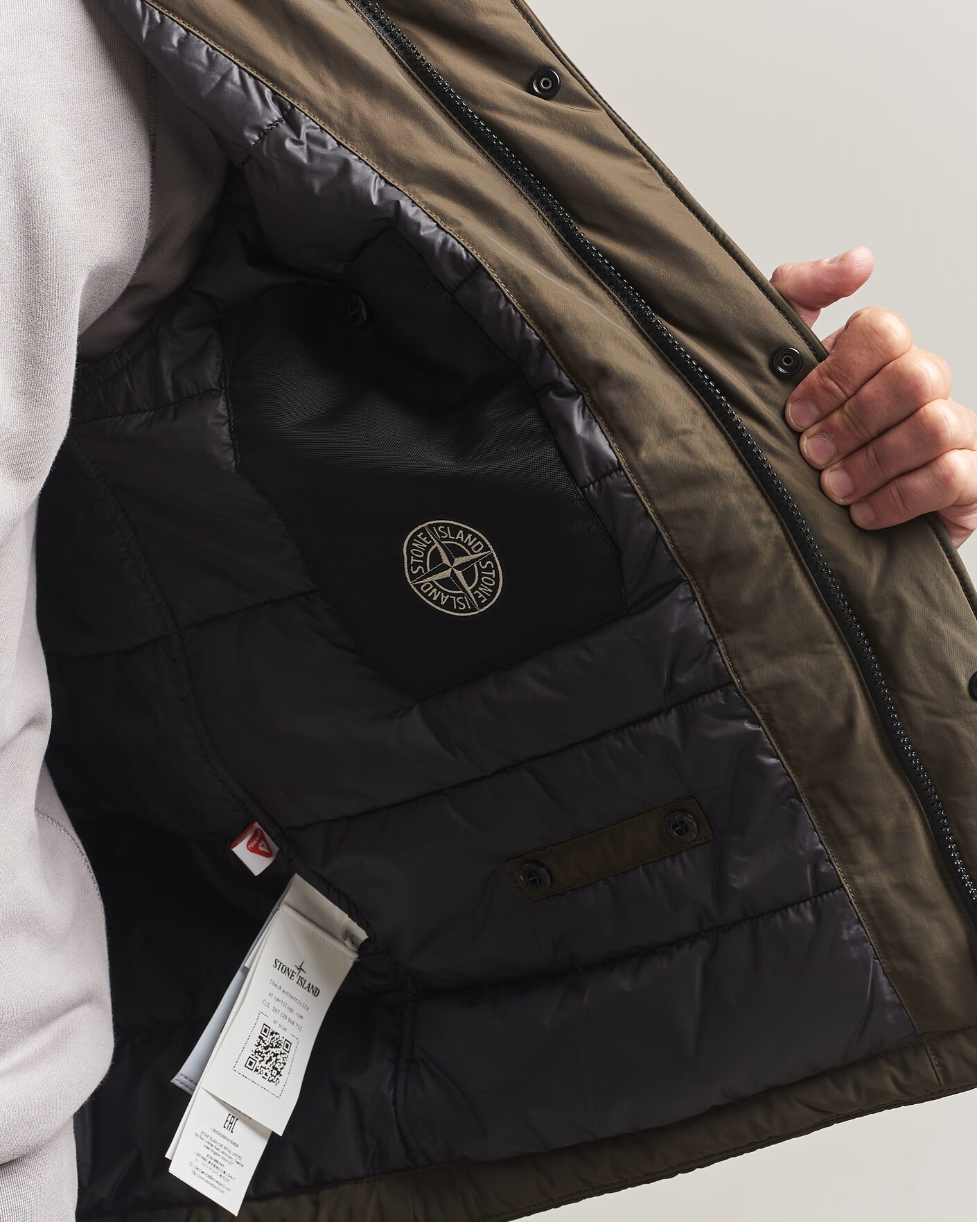 Herr | Jackor | Stone Island | Micro Twill Hood Jacket Coal Grey