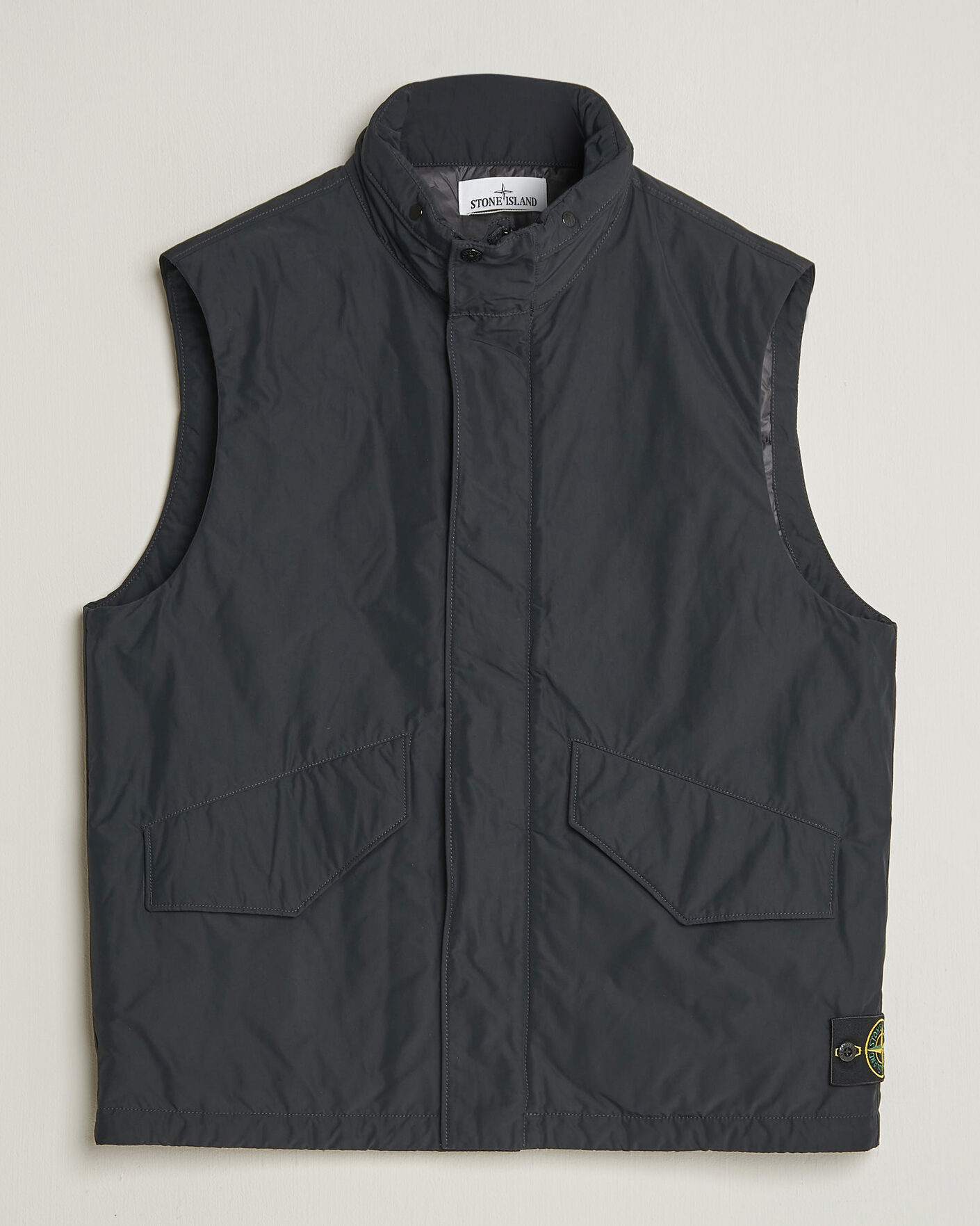 Herr | Västar | Stone Island | Micro Twill Padded Vest Black