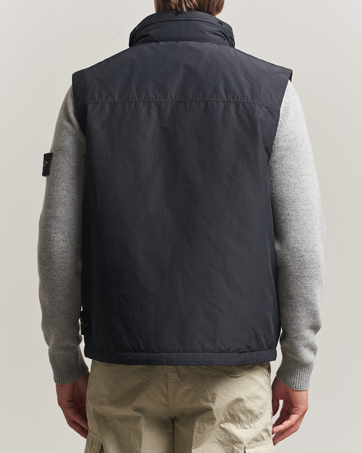 Herr | Västar | Stone Island | Micro Twill Padded Vest Black