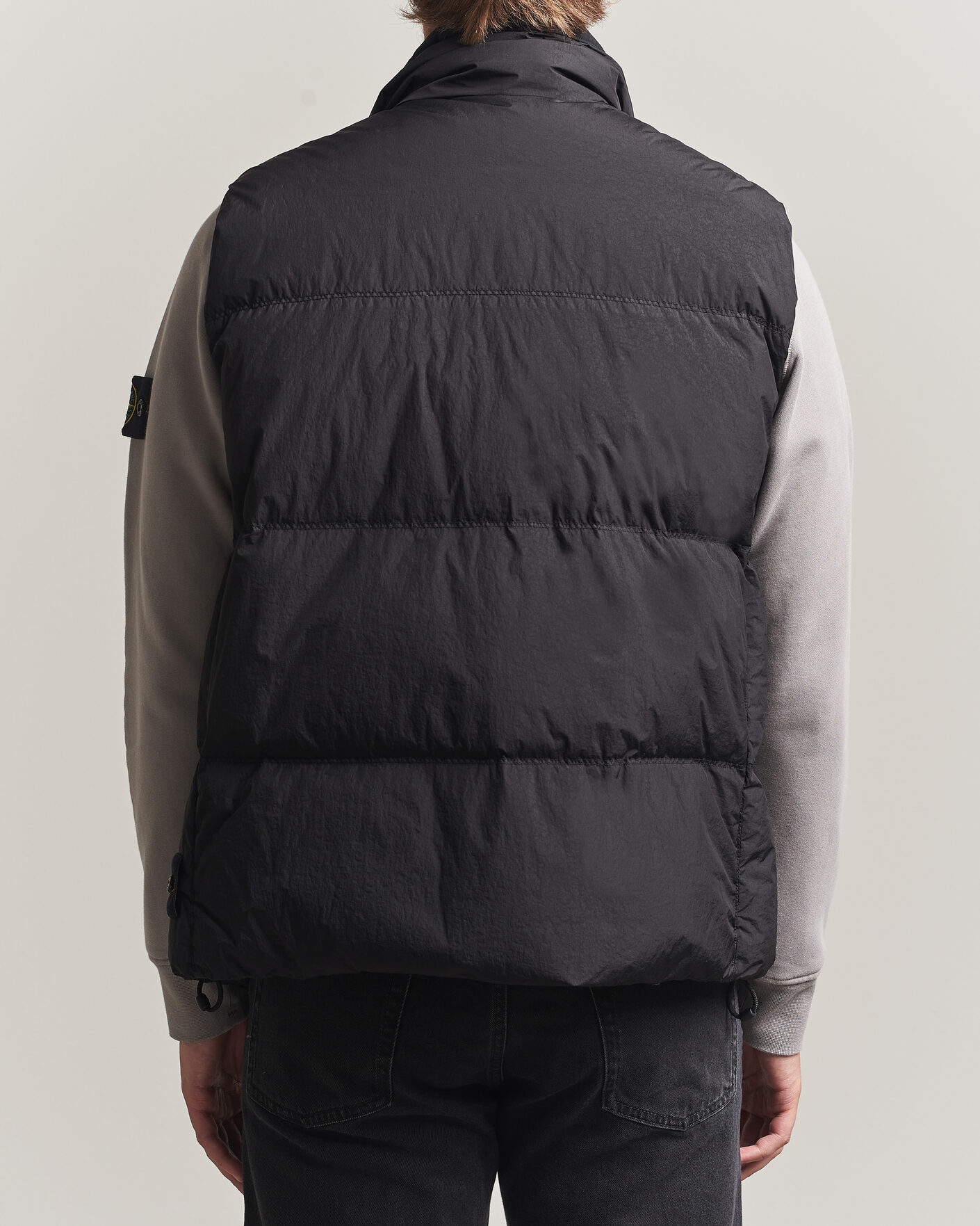 Herr | Västar | Stone Island | Crinkle Reps Down Vest Black