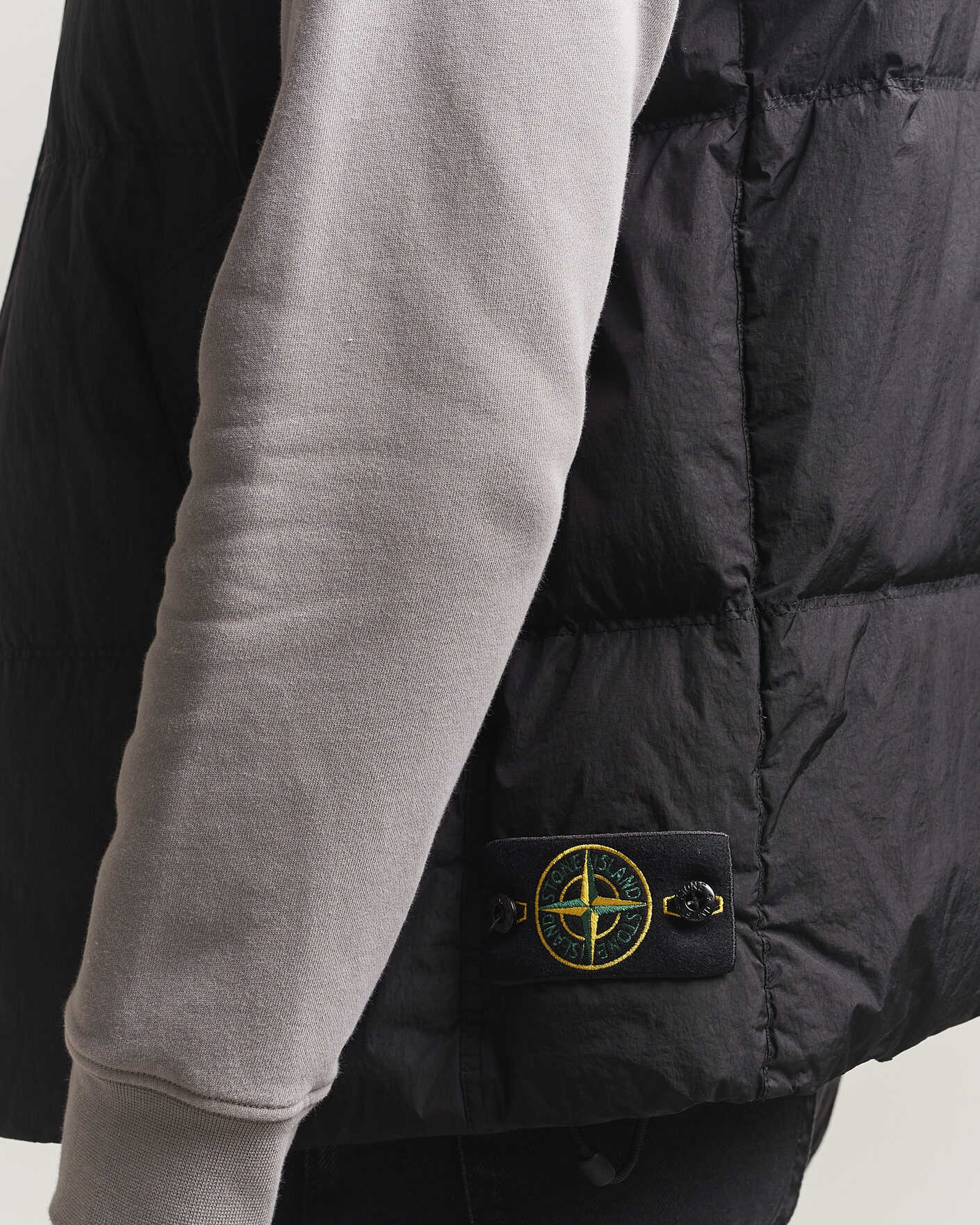 Herr | Västar | Stone Island | Crinkle Reps Down Vest Black