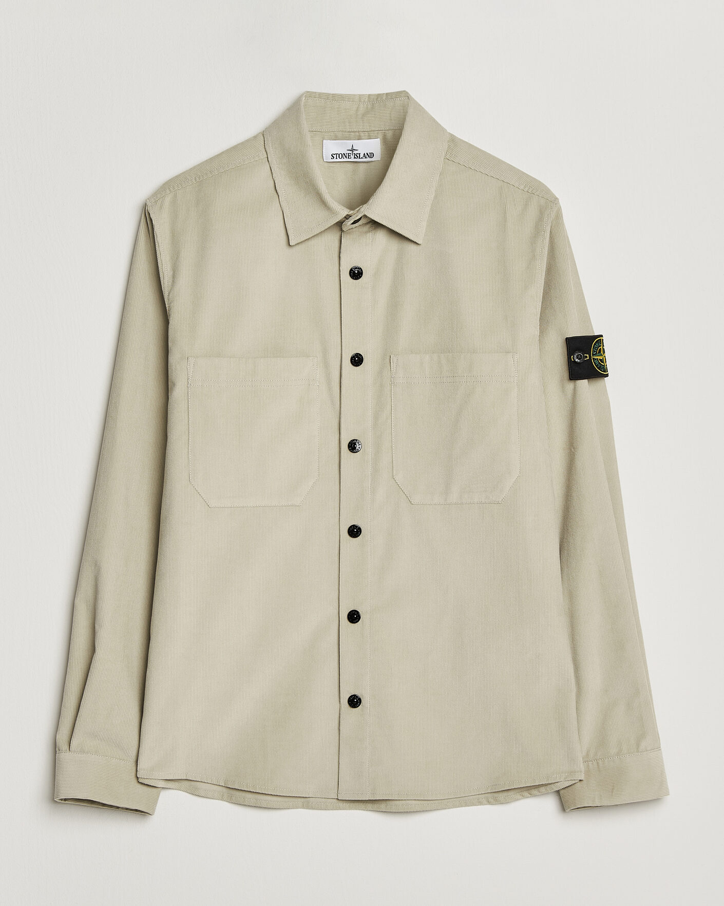 Herr | Skjortor | Stone Island | Micro Cord Overshirt Sand