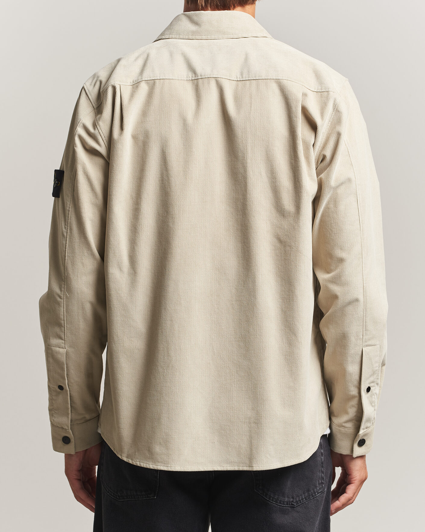 Herr | Skjortor | Stone Island | Micro Cord Overshirt Sand