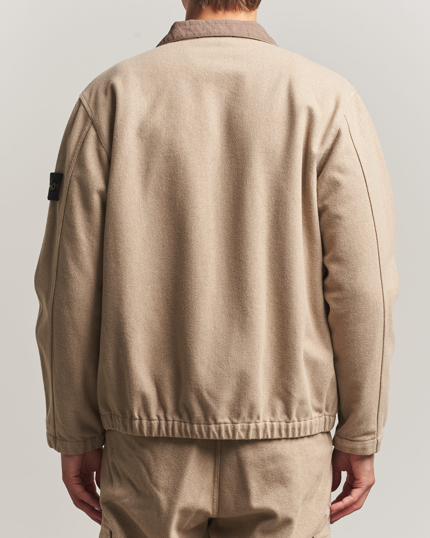Herr | Jackor | Stone Island | Wool/Nylon Flannel Jacket Biscuit