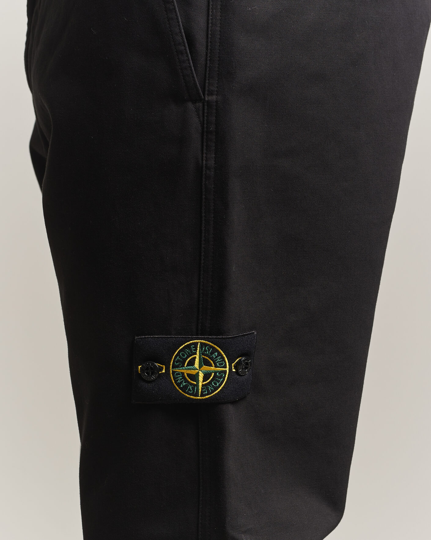 Herr | Byxor | Stone Island | Dense Cotton Twill Pants Black