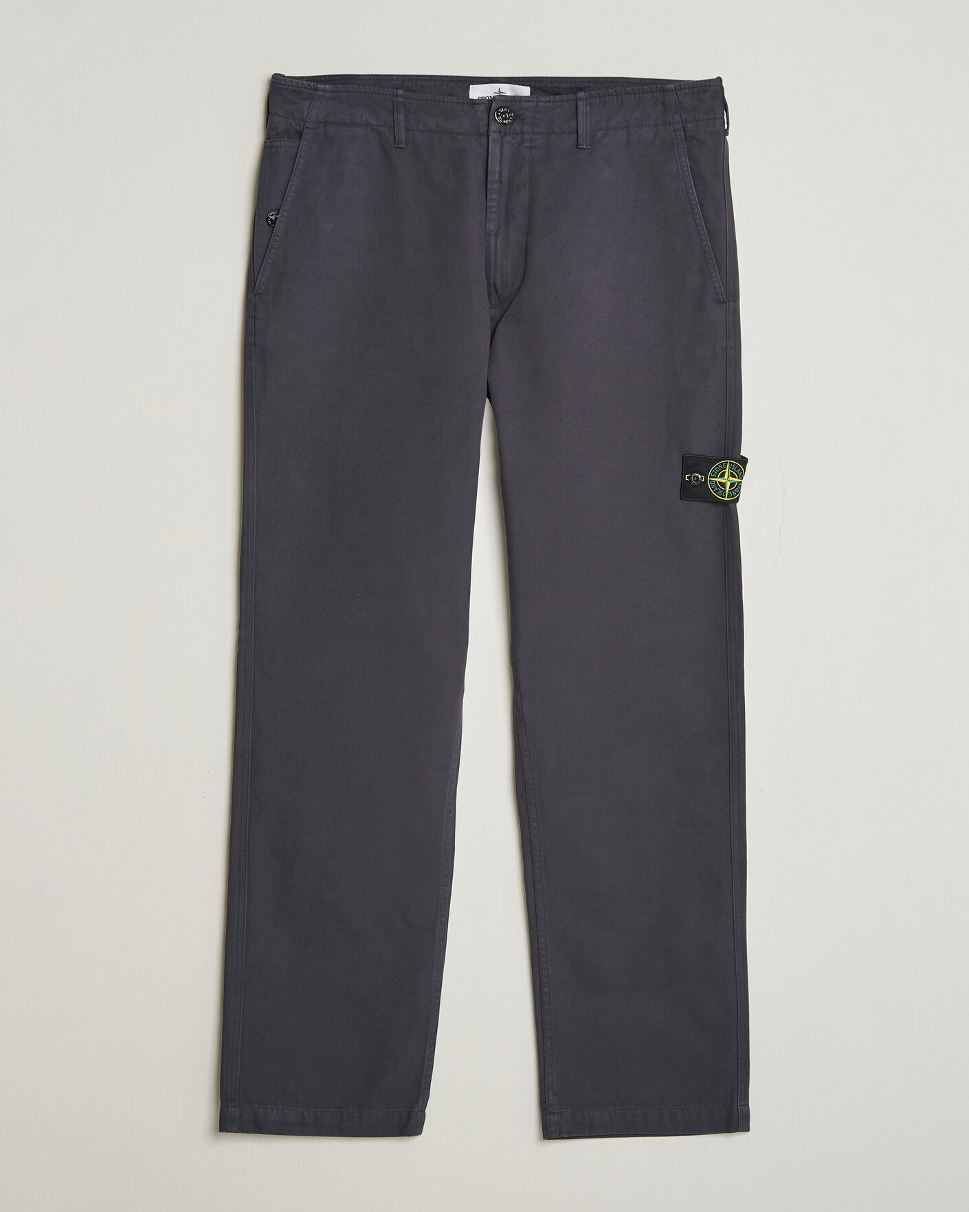 Herr | Byxor | Stone Island | Dense Cotton Twill Pants Blue Navy