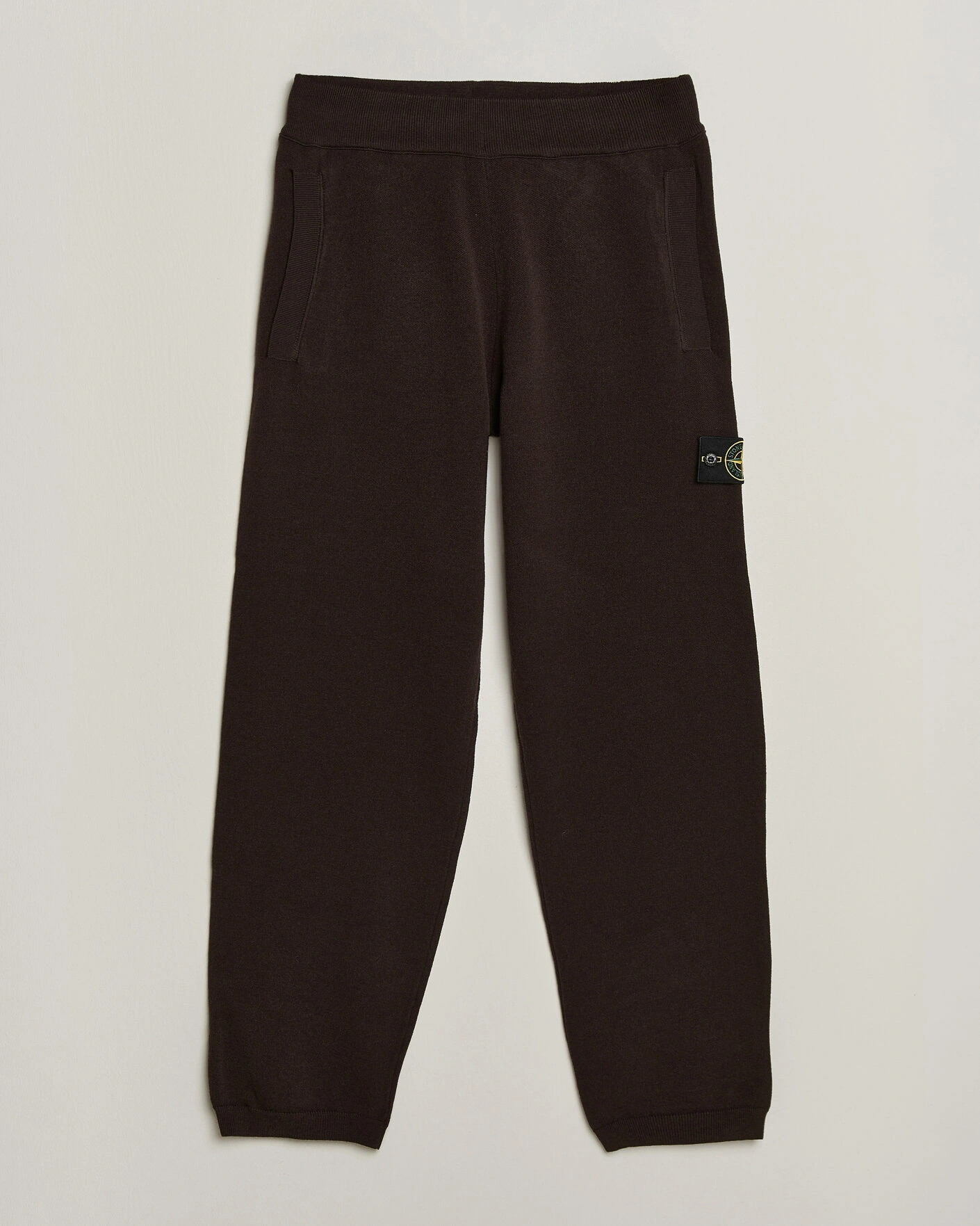 Herr | Byxor | Stone Island | Plush Stitch Stretch Wool Pants Coal Grey
