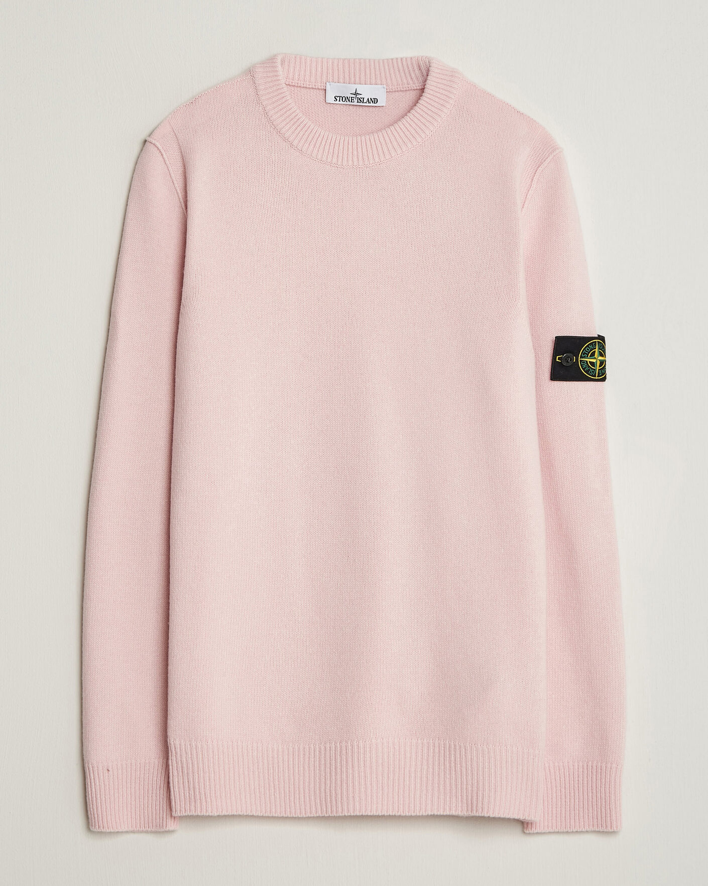 Herr | Tröjor | Stone Island | Knitted Lambswool Crew Neck Antique Rose