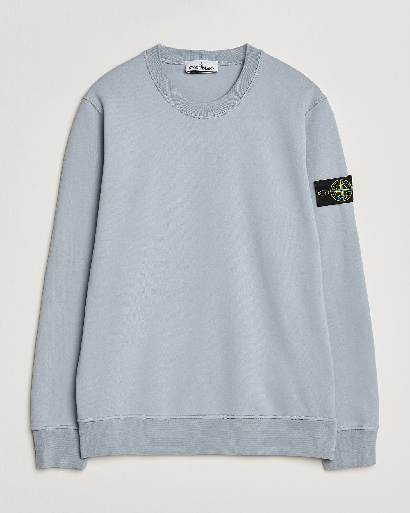 Herr | Tröjor | Stone Island | Garment Dyed Fleece Sweatshirt Ash Grey