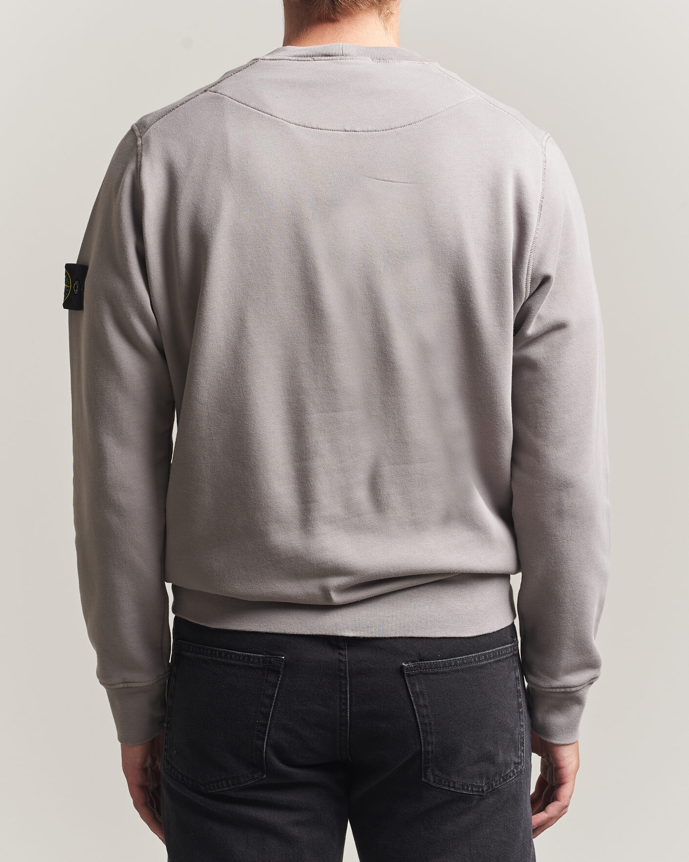 Herr | Tröjor | Stone Island | Garment Dyed Fleece Sweatshirt Grey