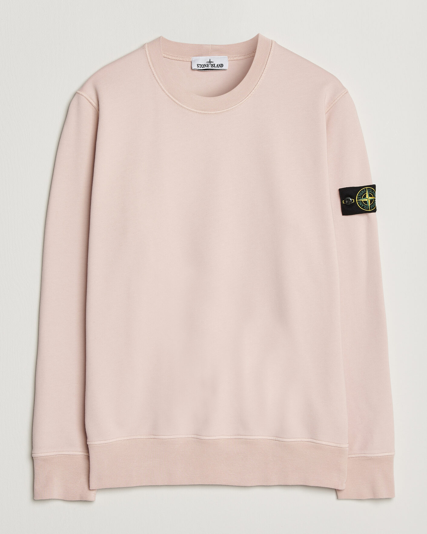 Herr | Tröjor | Stone Island | Garment Dyed Fleece Sweatshirt Antique Rose