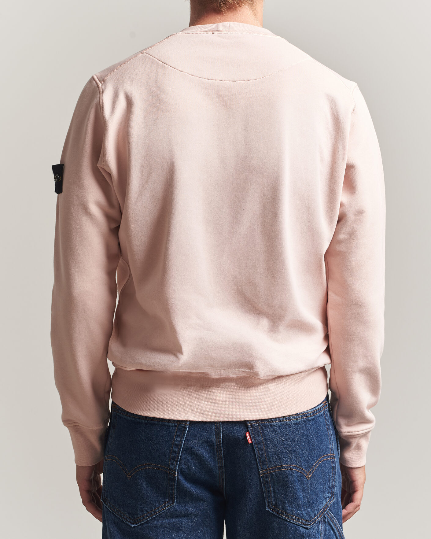Herr | Tröjor | Stone Island | Garment Dyed Fleece Sweatshirt Antique Rose
