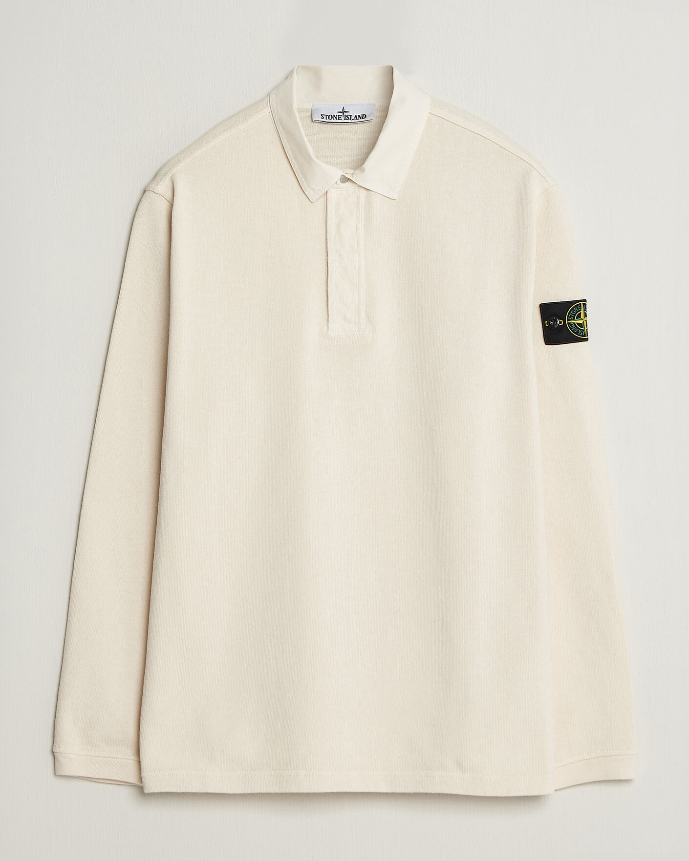 Herr | Tröjor | Stone Island | Heavy Cotton Jersey Polo Ivory
