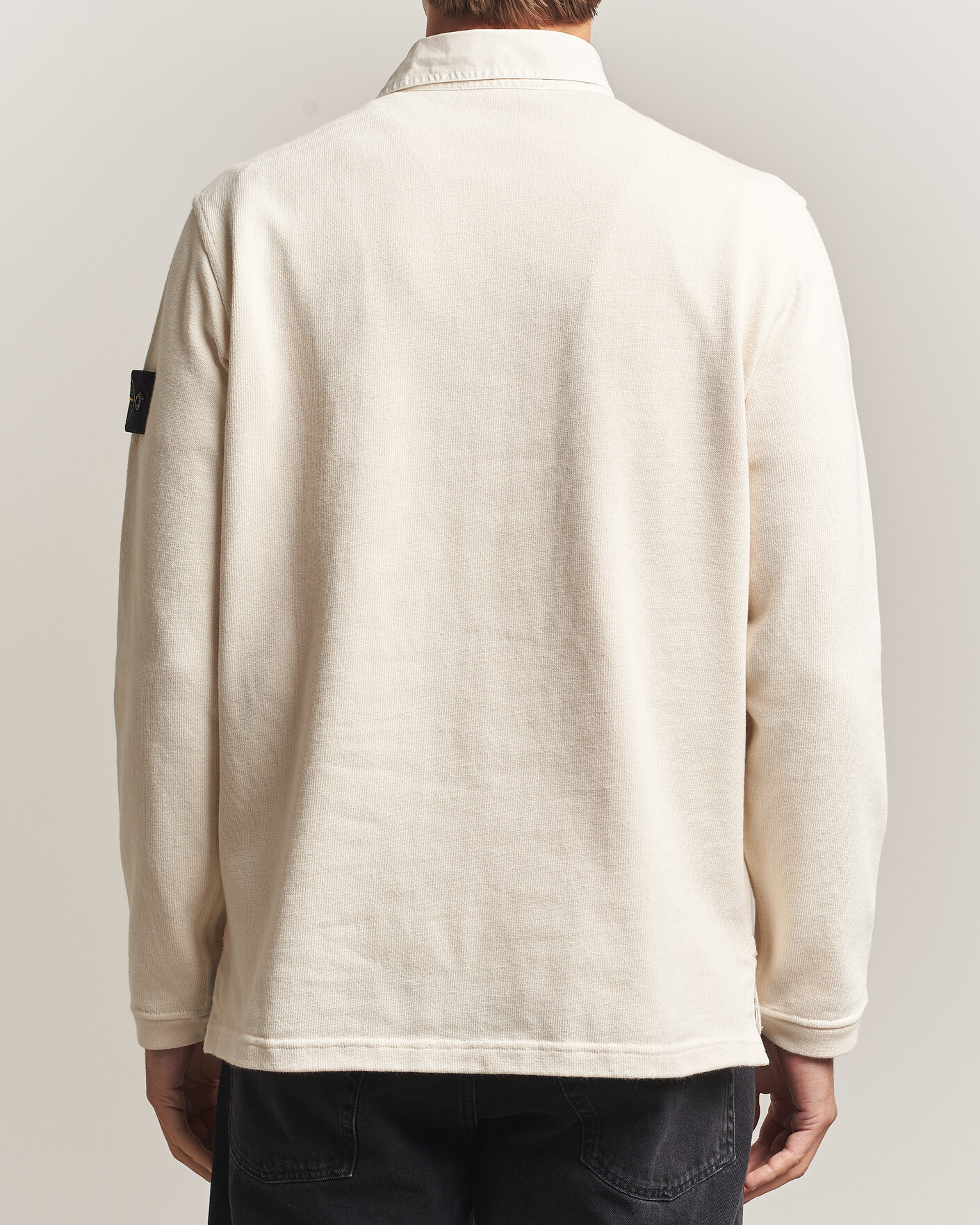 Herr | Tröjor | Stone Island | Heavy Cotton Jersey Polo Ivory