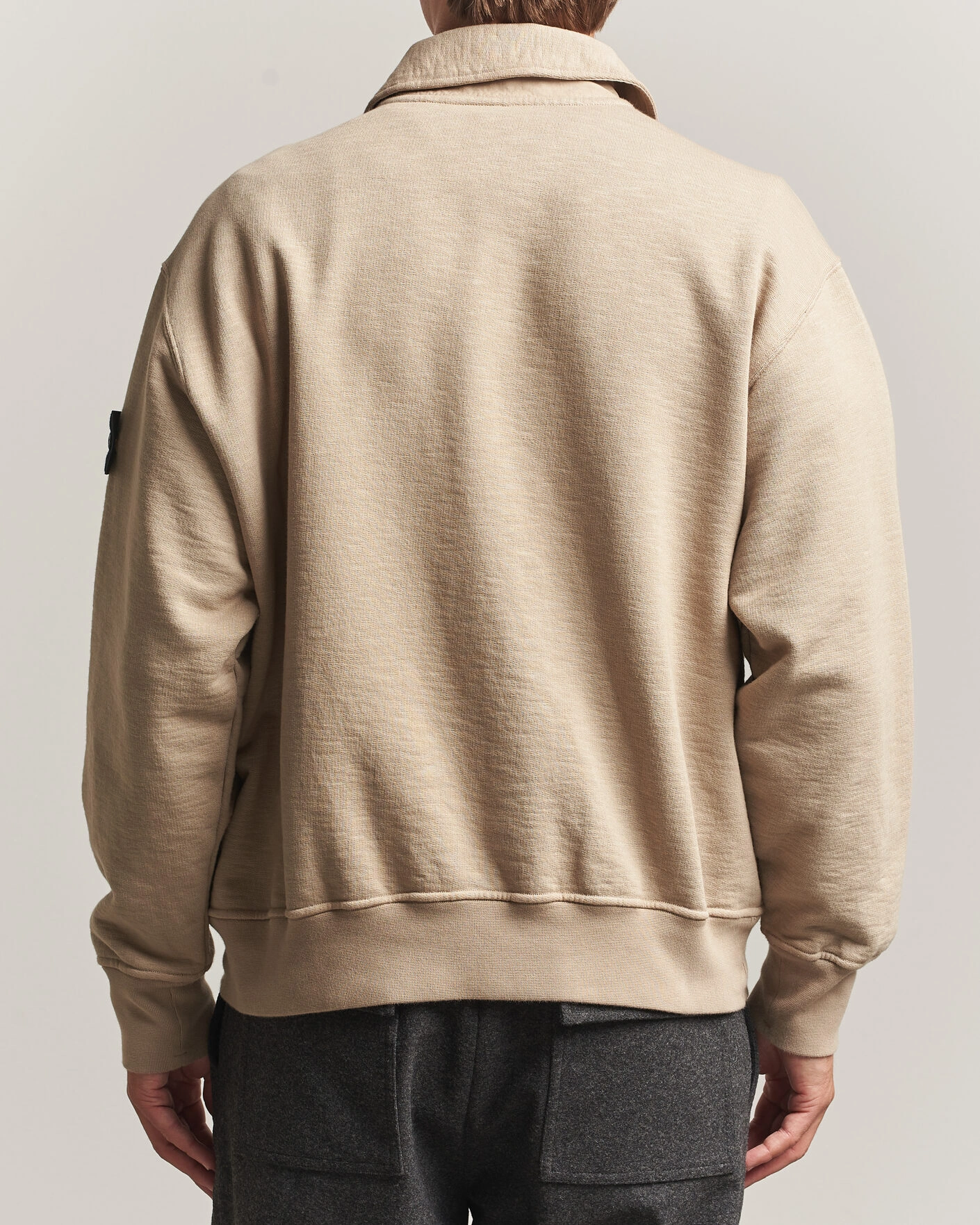 Herr | Tröjor | Stone Island | Tubular Cotton Fleece Polo Biscuit