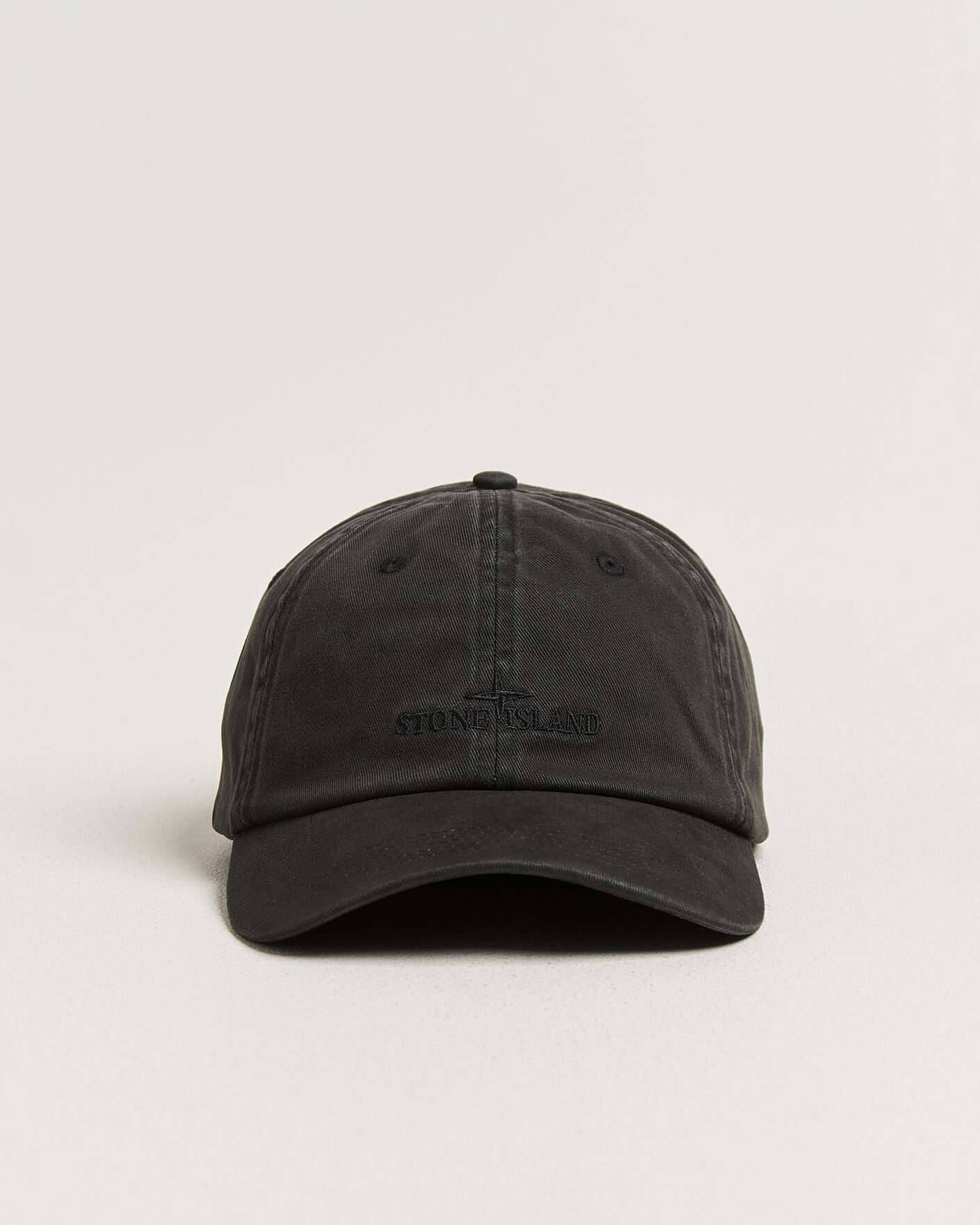 Herr | Hattar & kepsar | Stone Island | Brushed Cotton Gabardine Cap Black