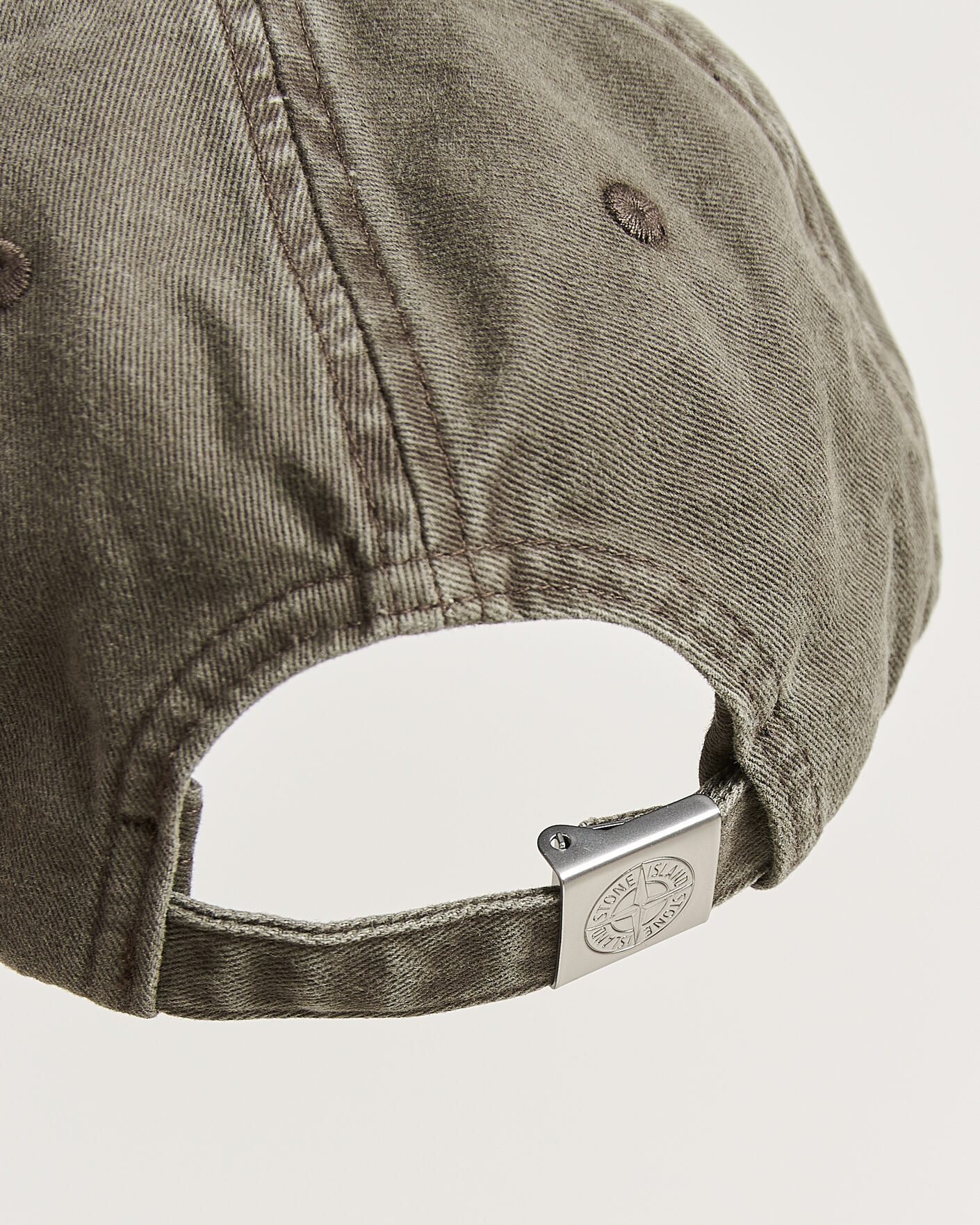 Herr | Hattar & kepsar | Stone Island | Brushed Cotton Gabardine Cap Military Green
