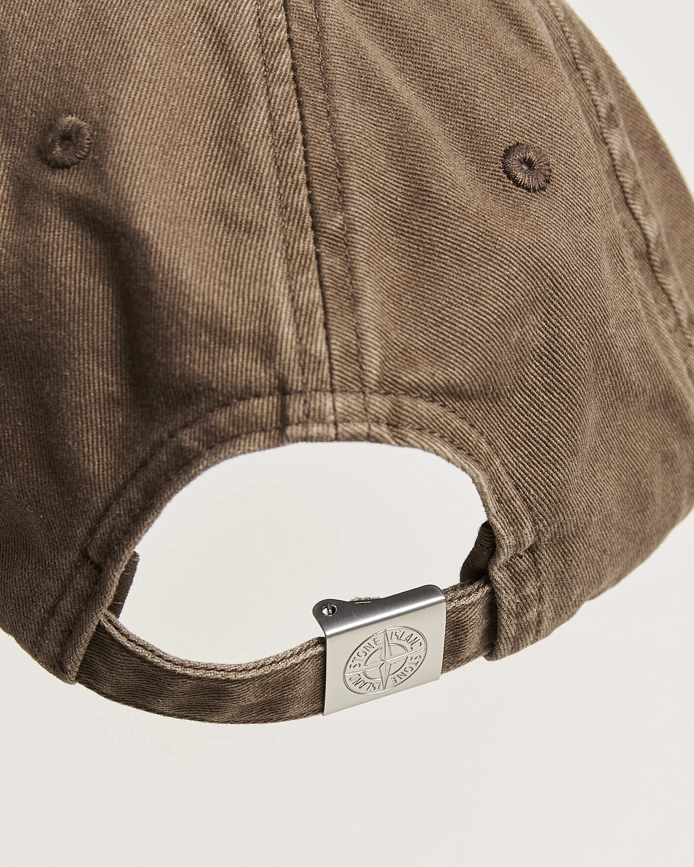 Herr | Hattar & kepsar | Stone Island | Brushed Cotton Gabardine Cap Umber
