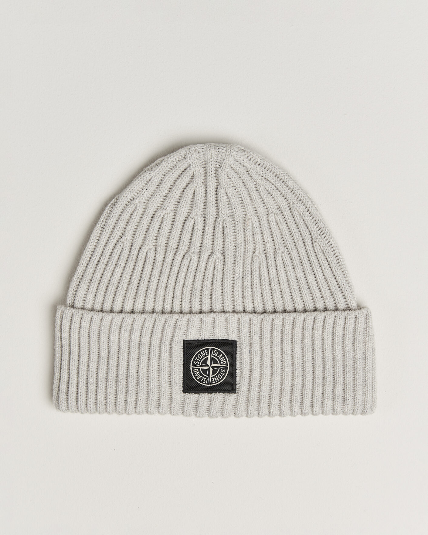 Herr | Mössor | Stone Island | Full Rib Wool Hat Sand Melange