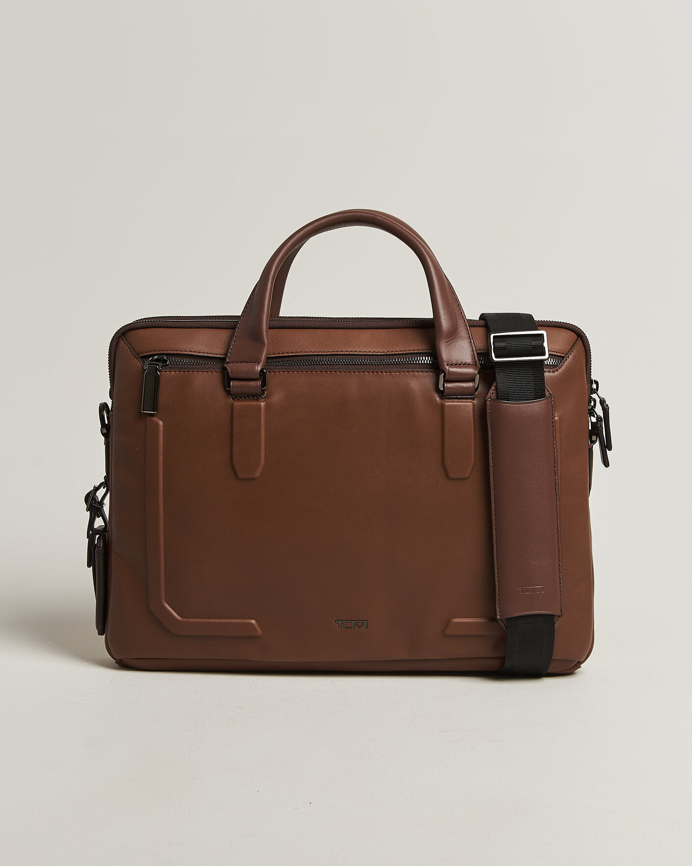 Herr | Väskor | TUMI | Harrison Sycamore Slim Leather Brief Cognac Bombe