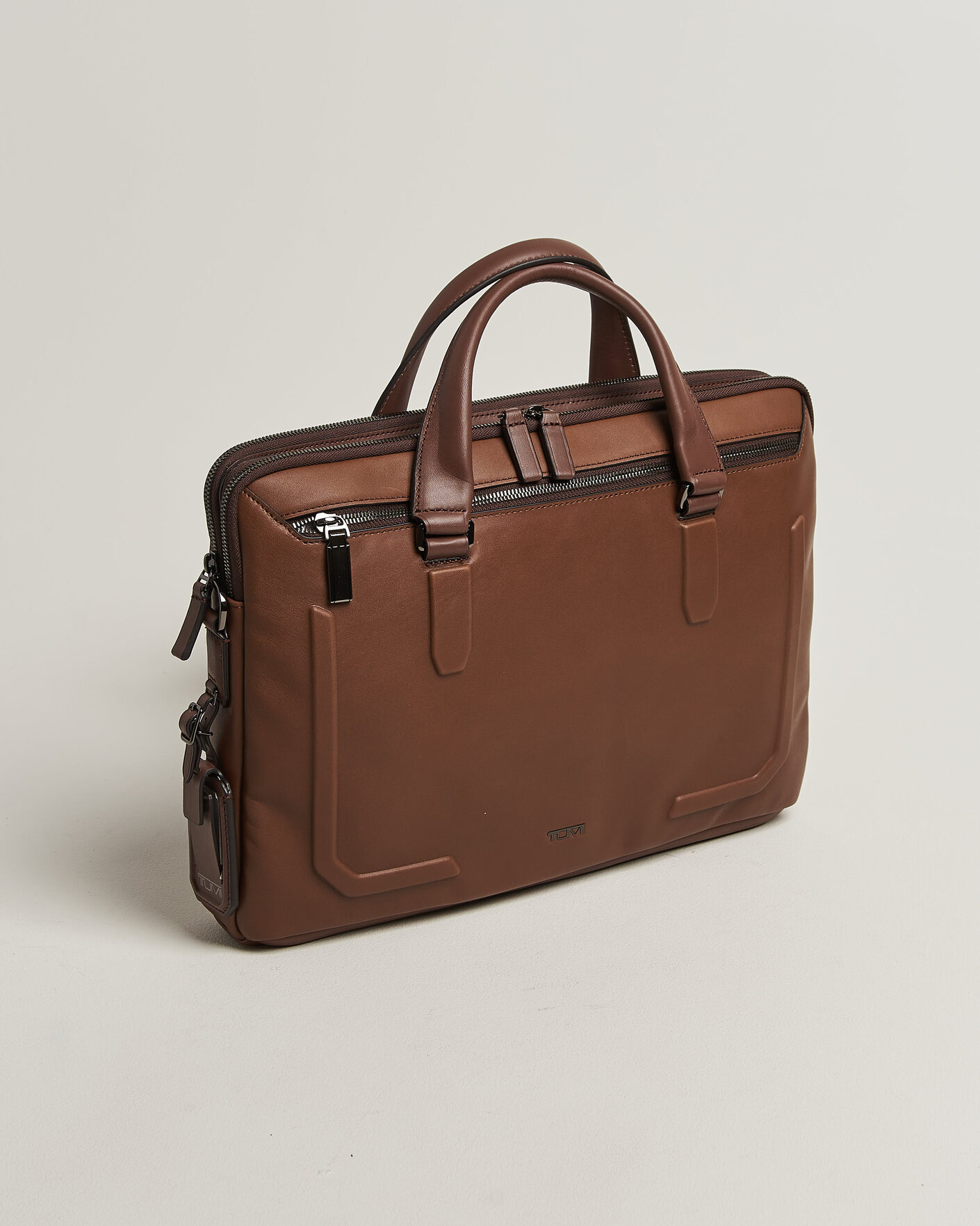 Herr | Väskor | TUMI | Harrison Sycamore Slim Leather Brief Cognac Bombe