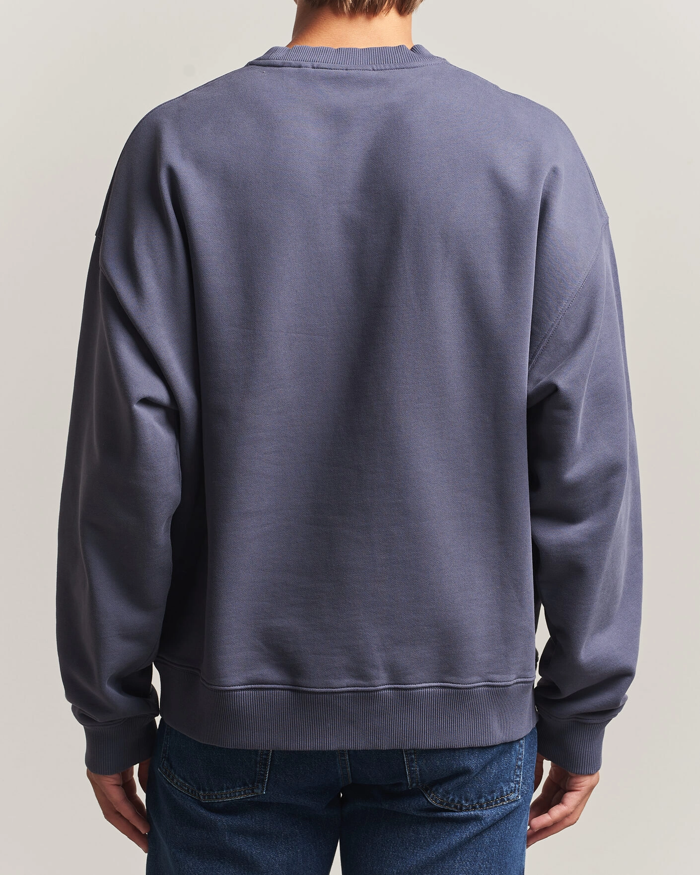 Herr | Tröjor | Axel Arigato | Micro Bee Bird Sweatshirt Smoke Grey