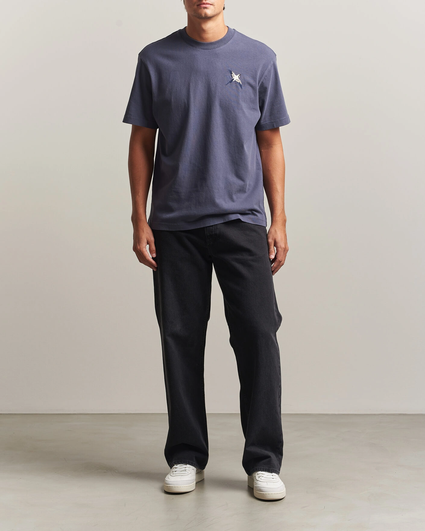 Herr | T-Shirts | Axel Arigato | Micro Bee Birt T-Shirt Smoke Grey