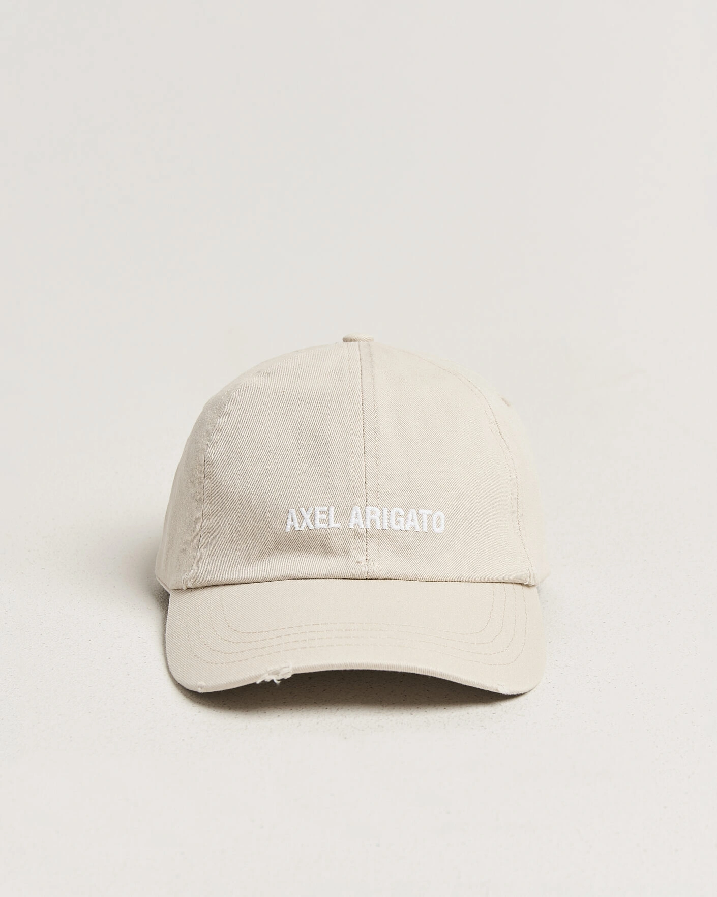 Herr | Hattar & kepsar | Axel Arigato | AA Logo Cap Washed Beige