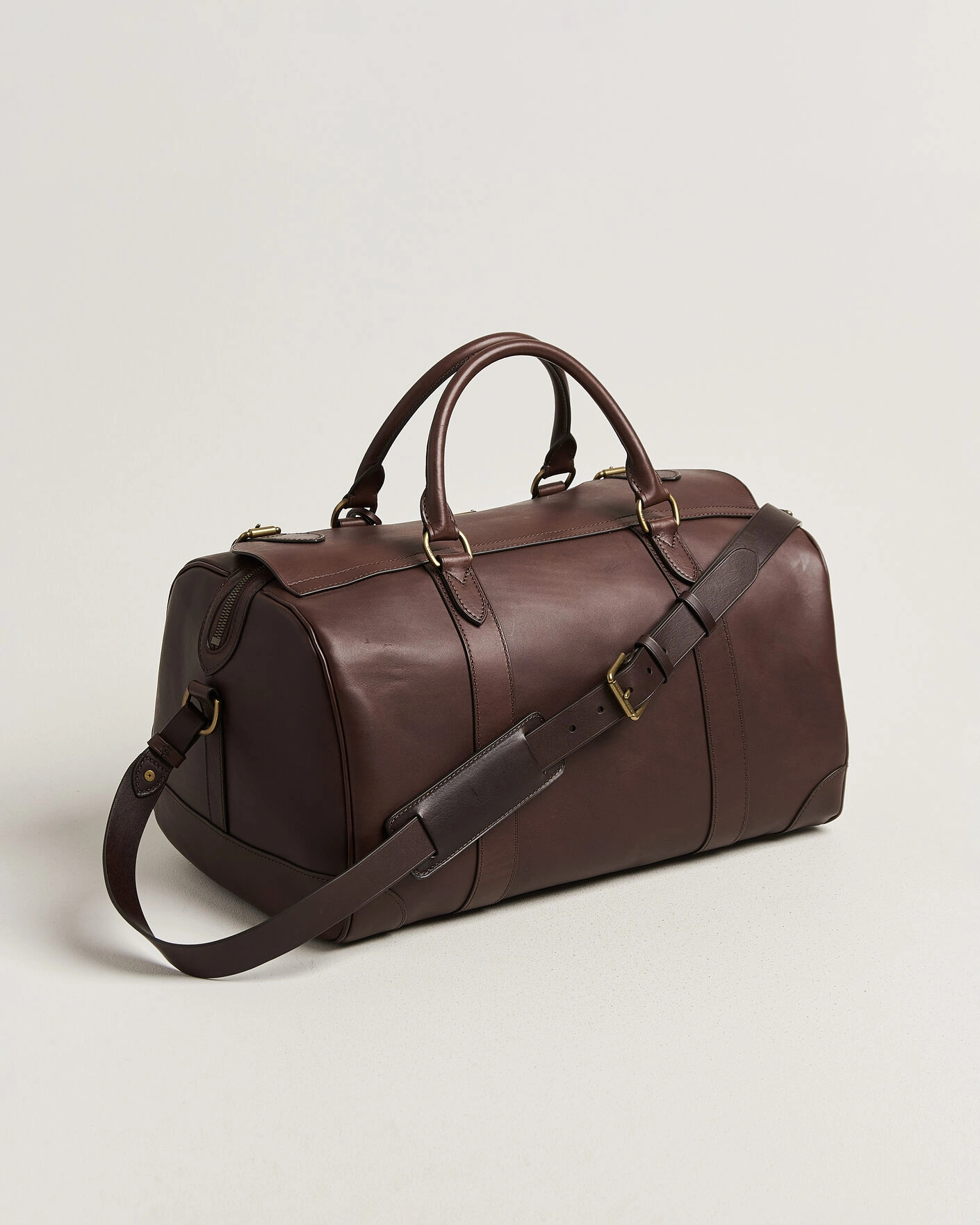 Herr | Väskor | Polo Ralph Lauren | Leather Duffle Bag Burnished Brown
