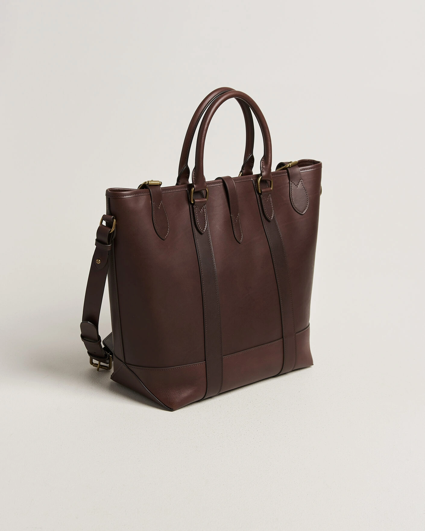 Herr | Väskor | Polo Ralph Lauren | Leather Tote Bag Burnished Brown