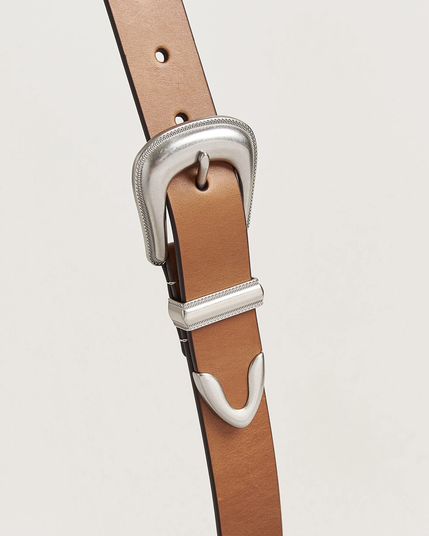 Herr | Bälten | Polo Ralph Lauren | Western Denim Belt Tan