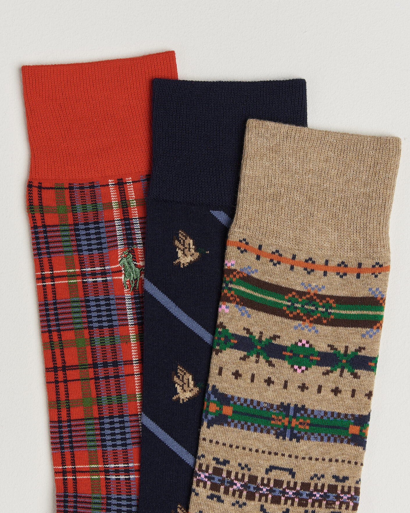 Herr | Underkläder | Polo Ralph Lauren | 3-Pack Cotton Crew Socks Multi