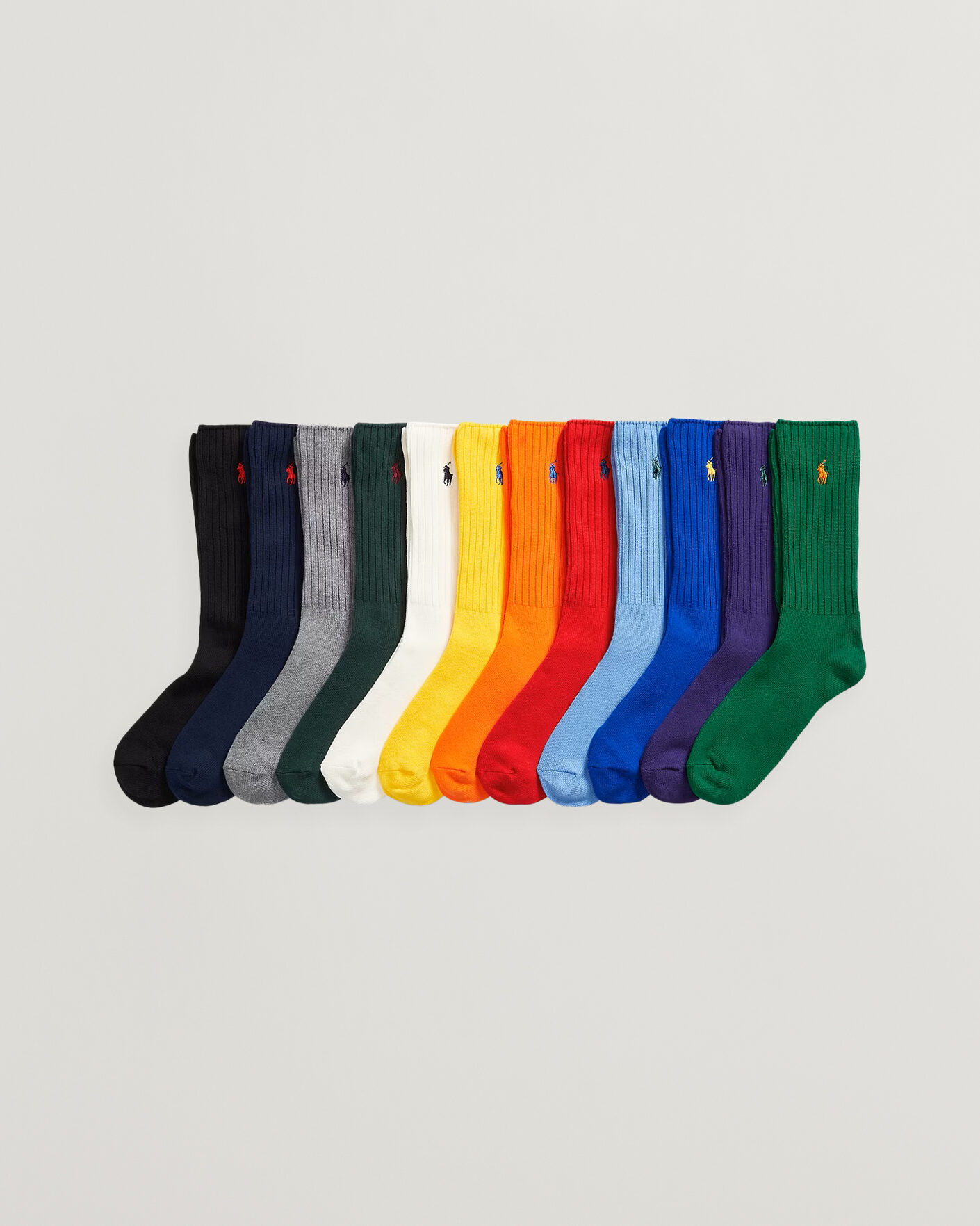 Herr | Underkläder | Polo Ralph Lauren | Polo Ralph Lauren12-Pack Ribbed Cotton Sock Gift BoxMulti